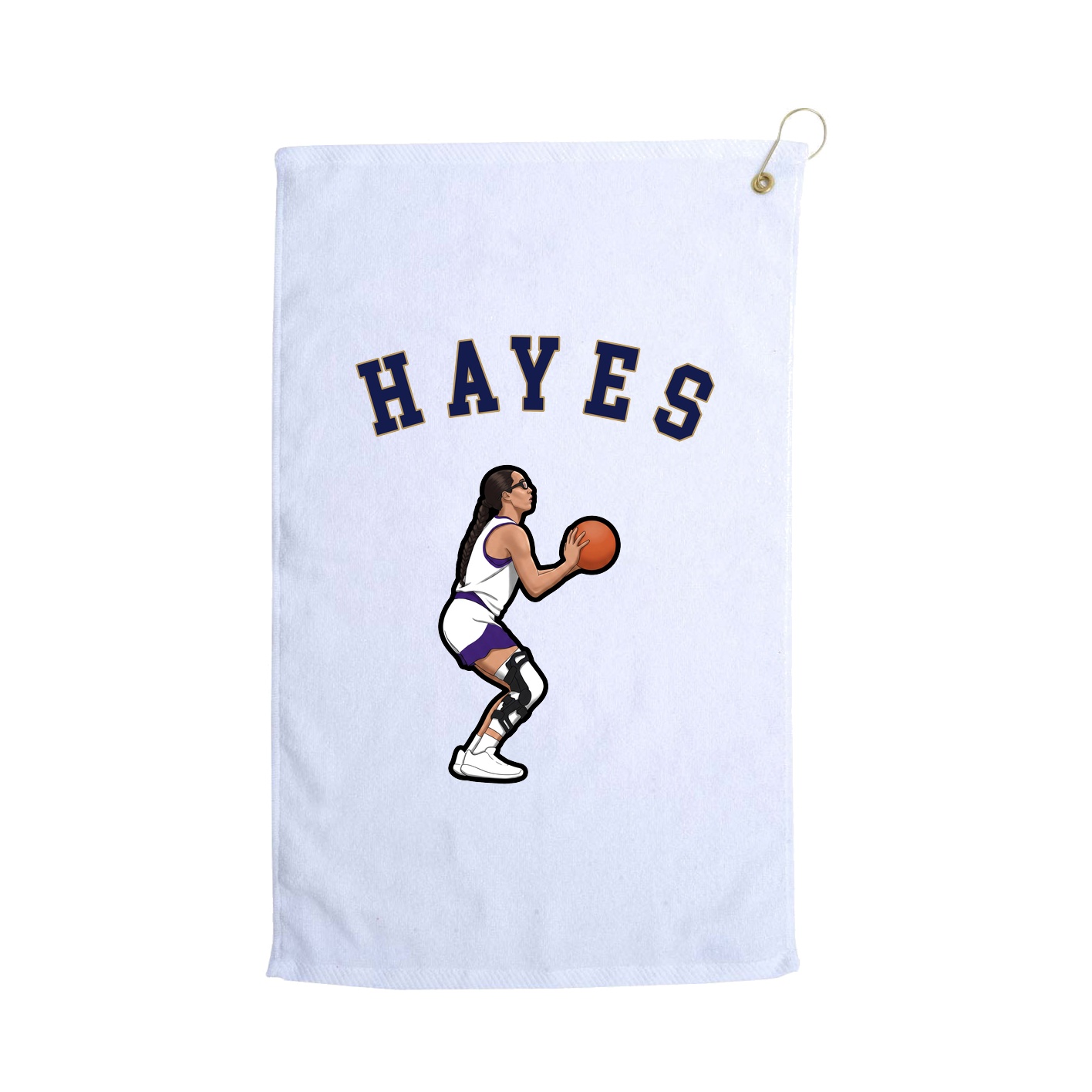 Golf Towel — Shirsey Arch in White
