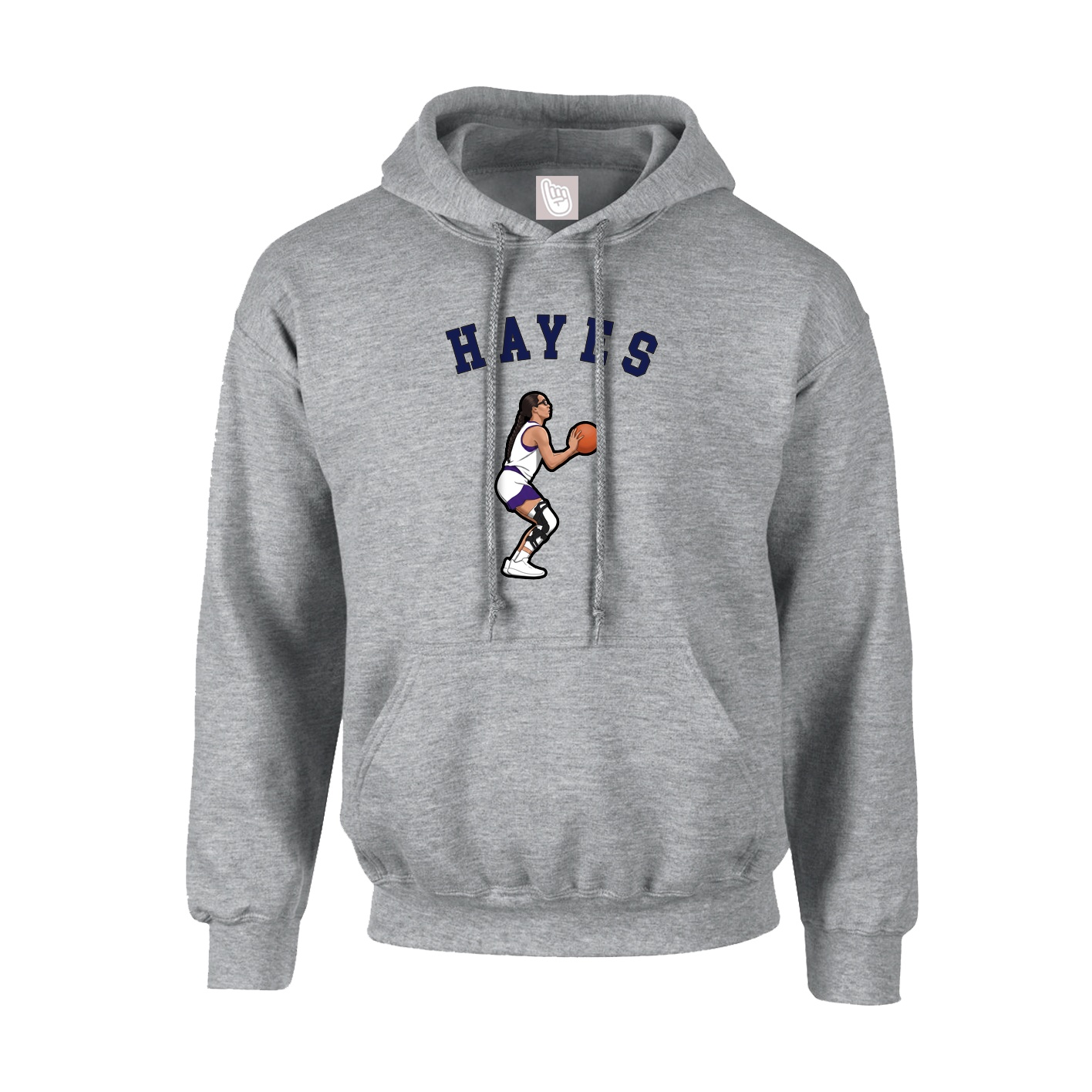 Youth Hoodie — Shirsey Arch in Grey