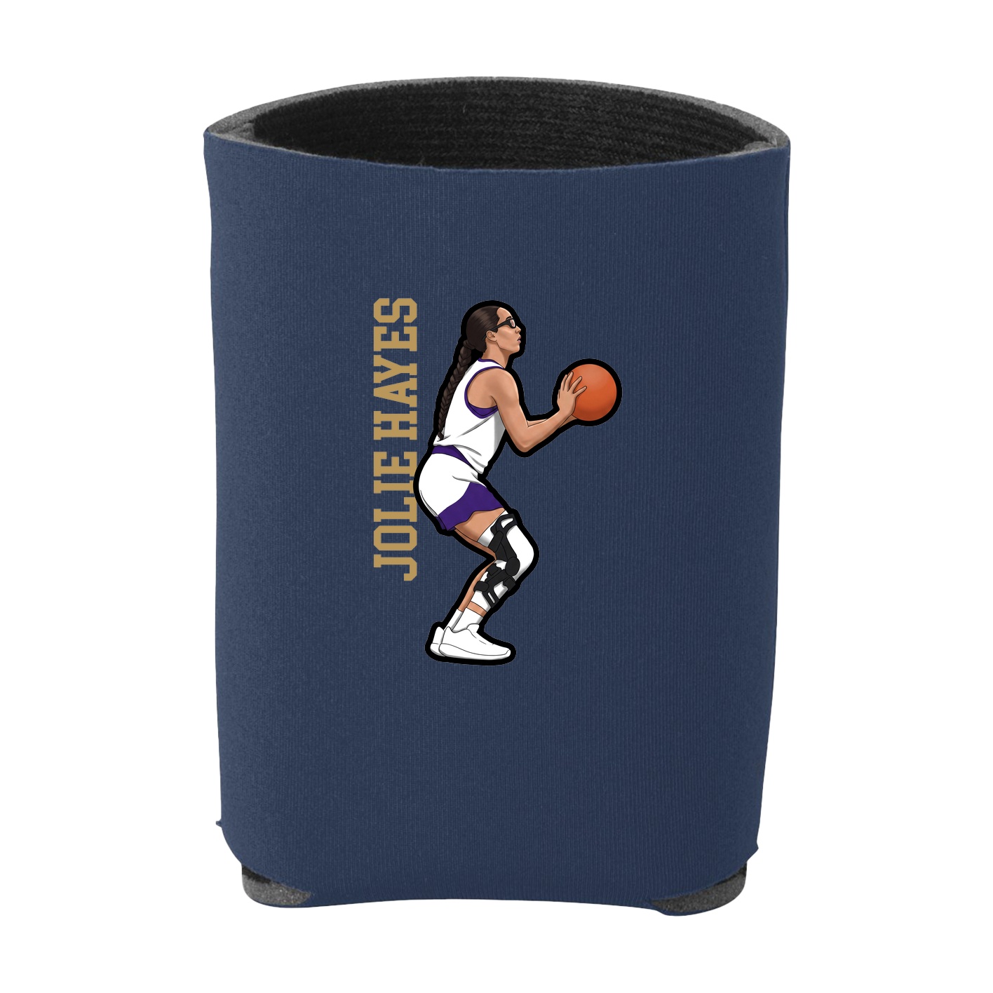 Can Holder — Name Vertical in Navy