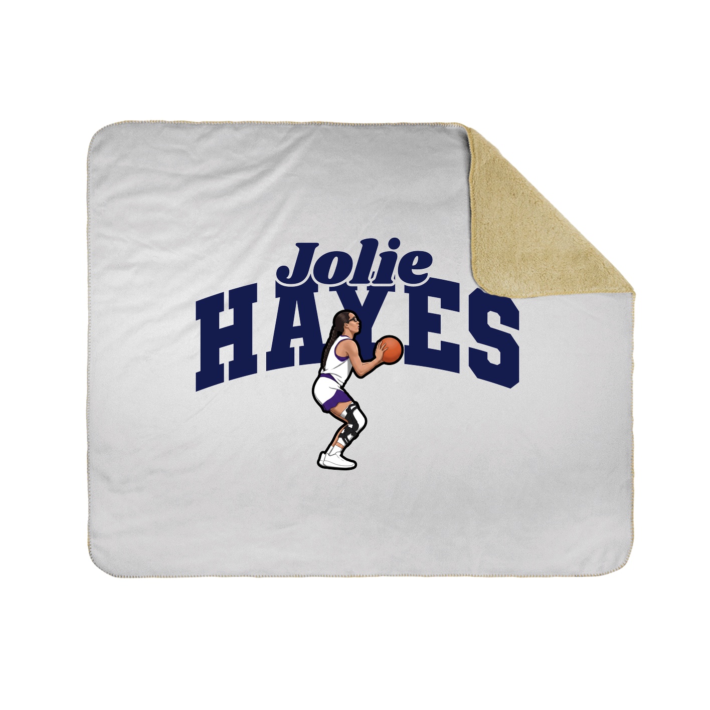 Throw Blanket — Signature Arch in White