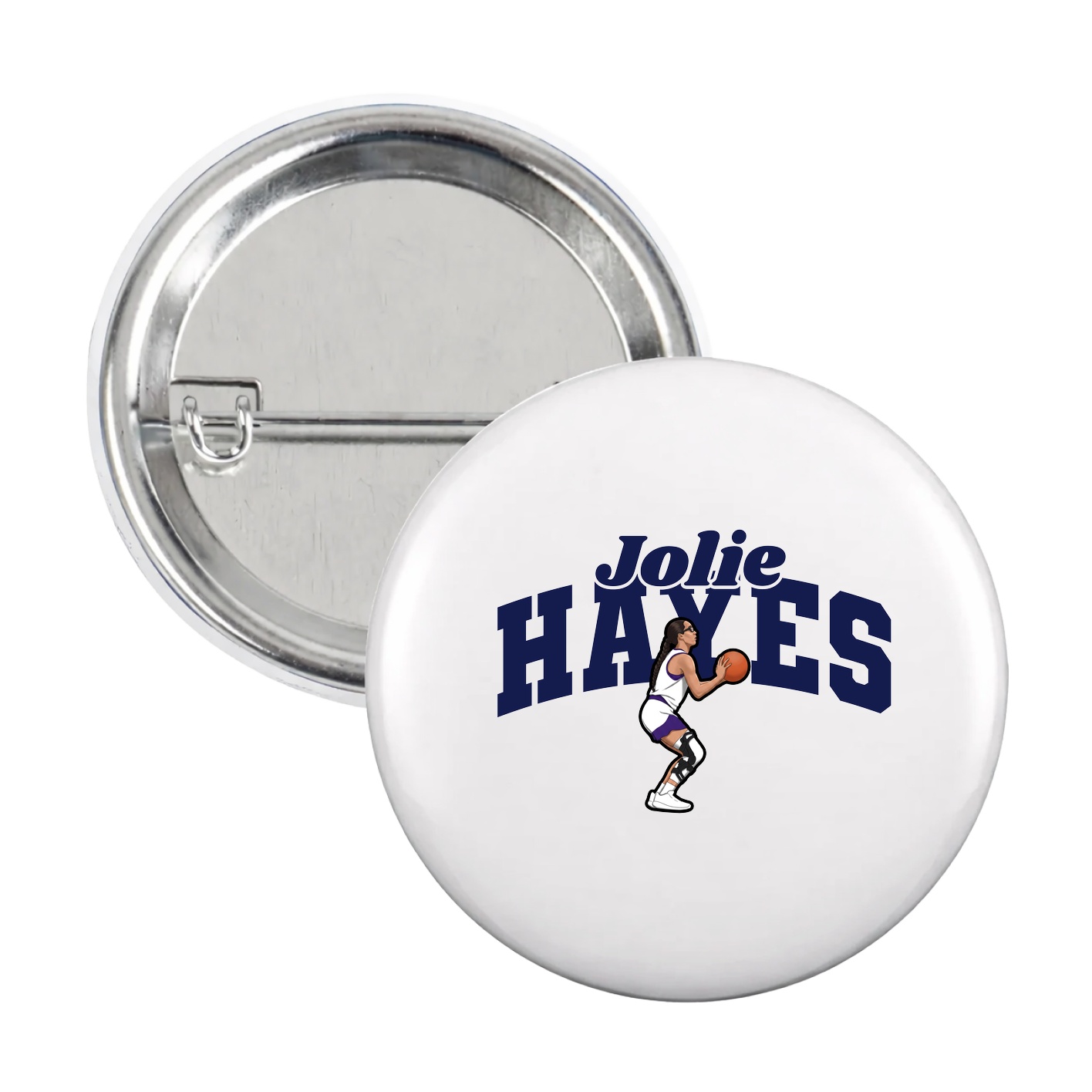 Game Day Button — Signature Arch in White