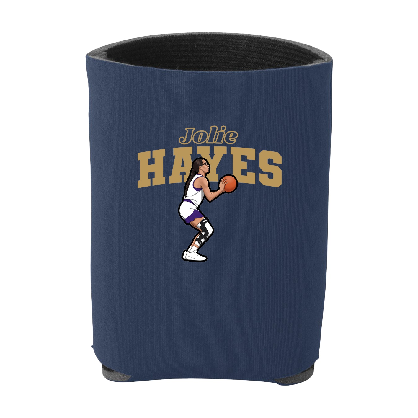 Can Holder — Name Arch in Navy