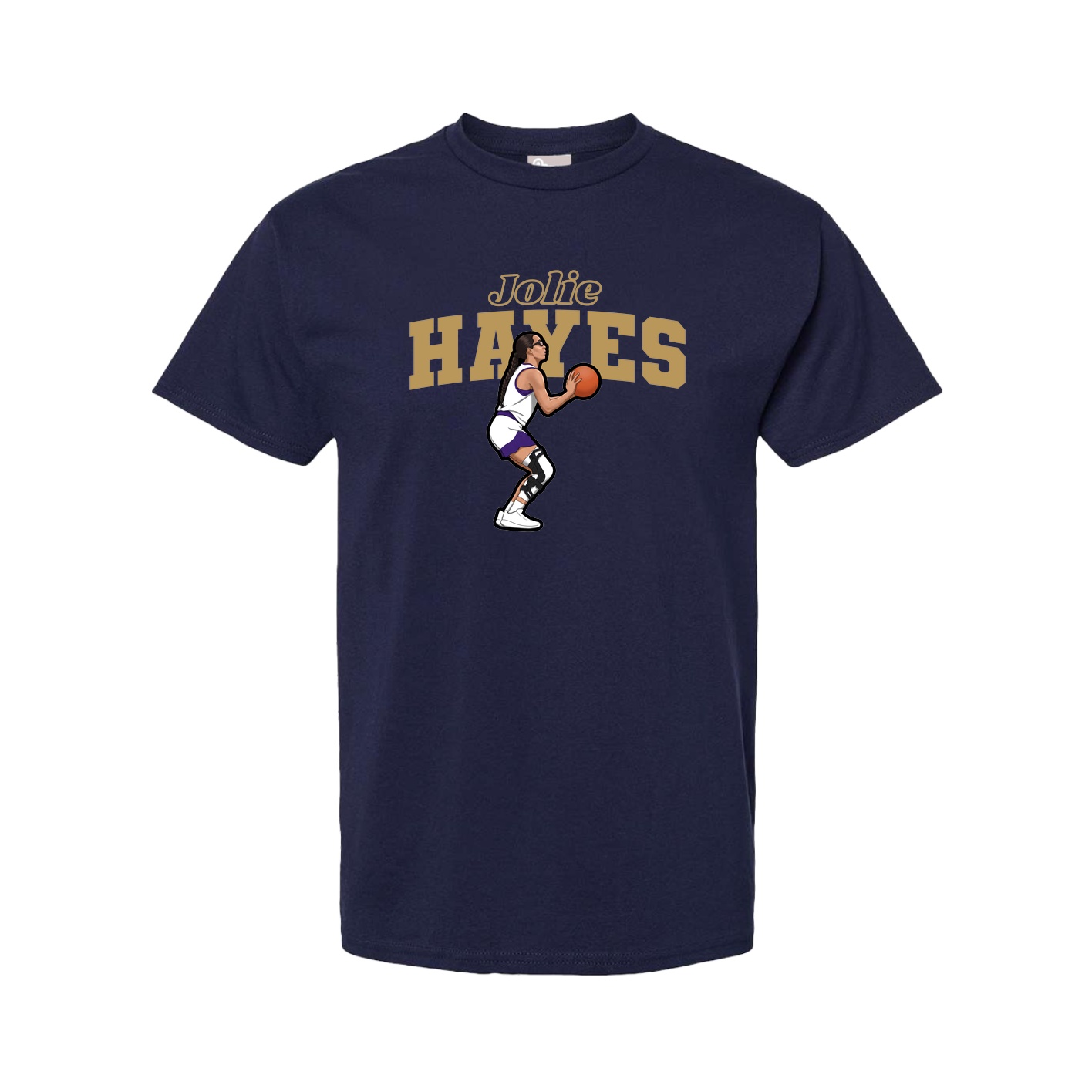 Tee — Name Arch in Navy