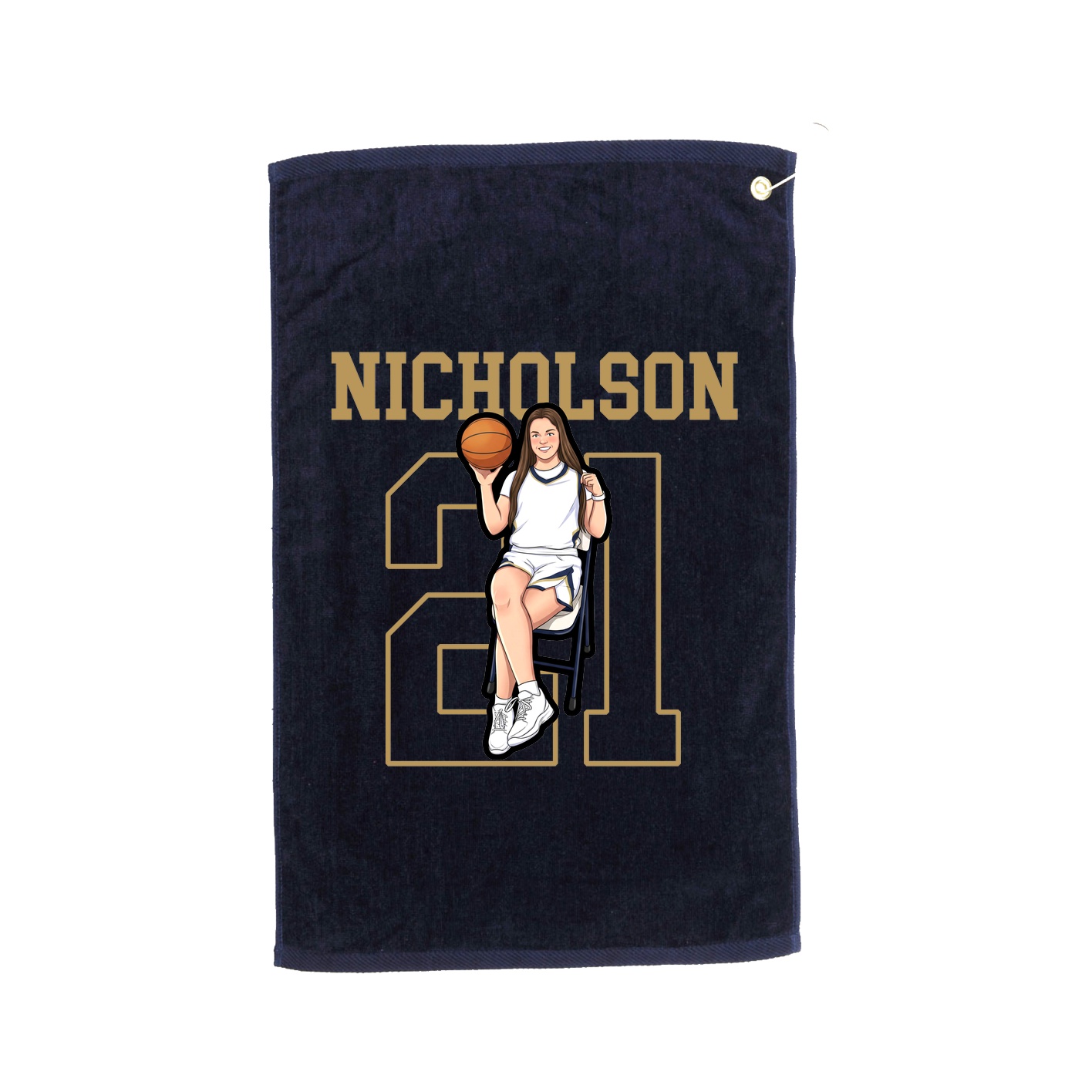 Golf Towel — Shirsey in Navy