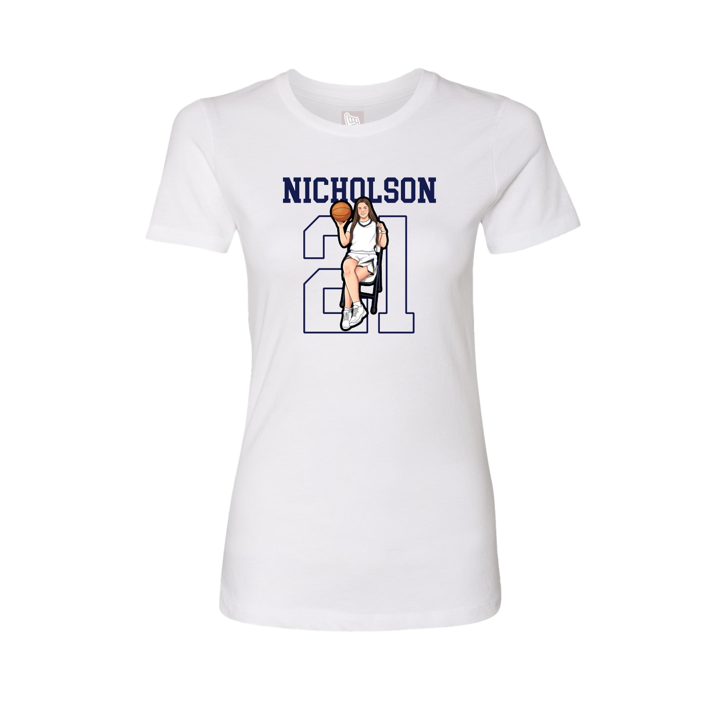 Fitted Women's Tee — Shirsey in White