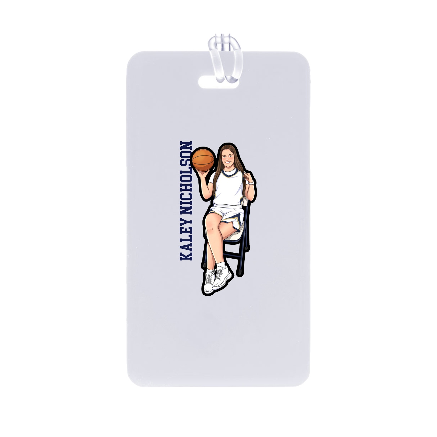 Bag Tag — Name Vertical in Classic
