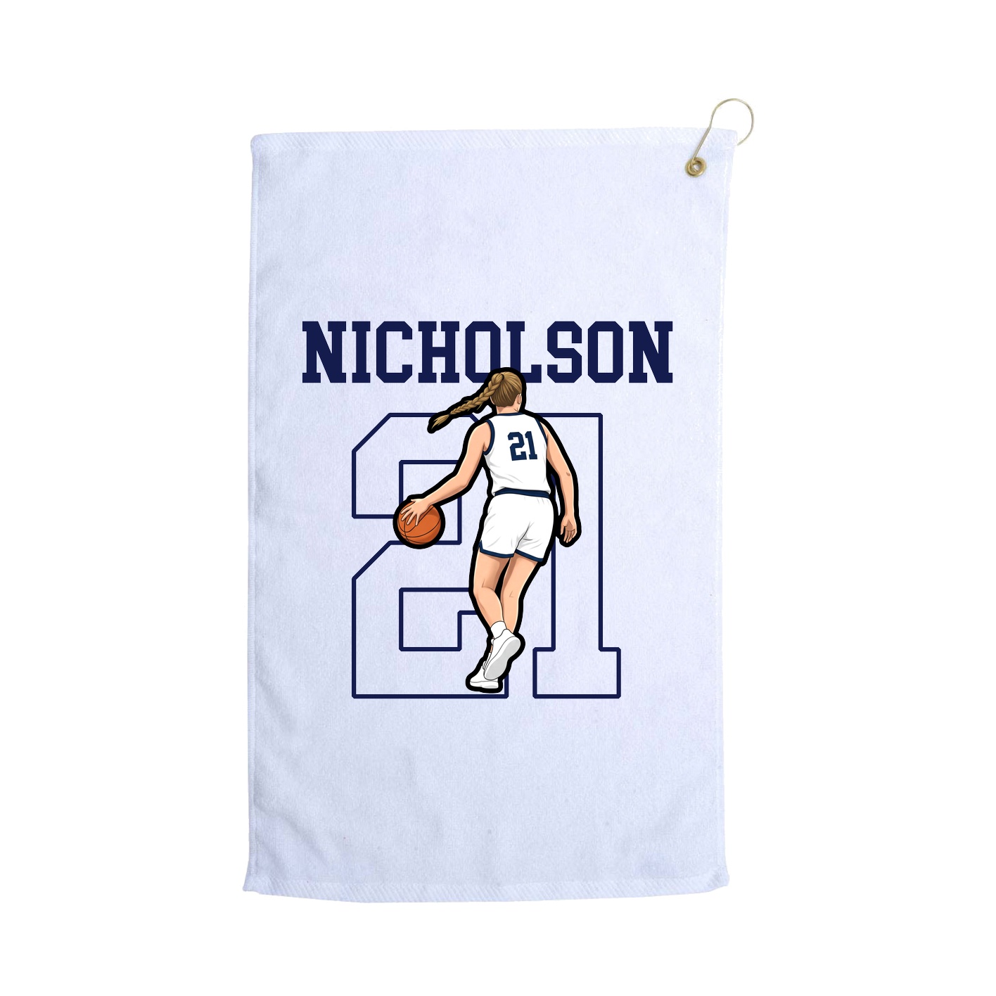 Golf Towel — Shirsey in White