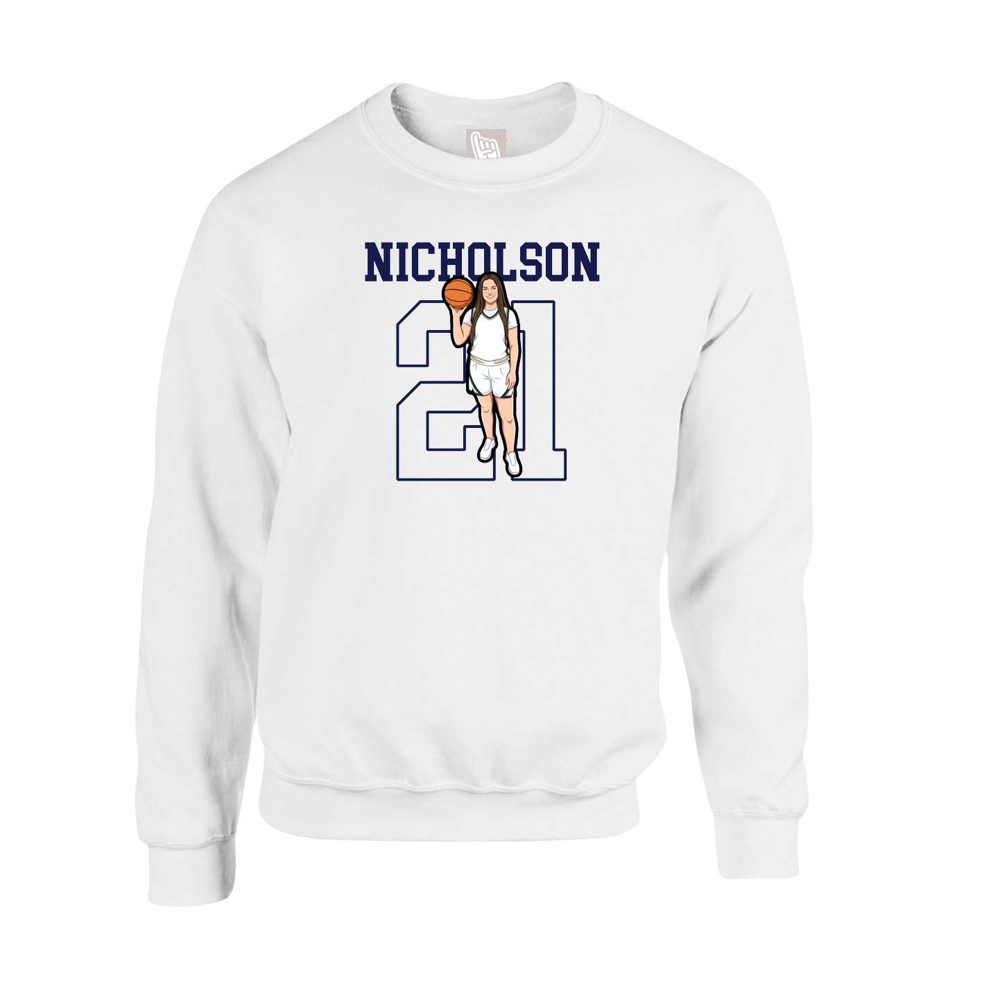Fleece Crew — Shirsey in White