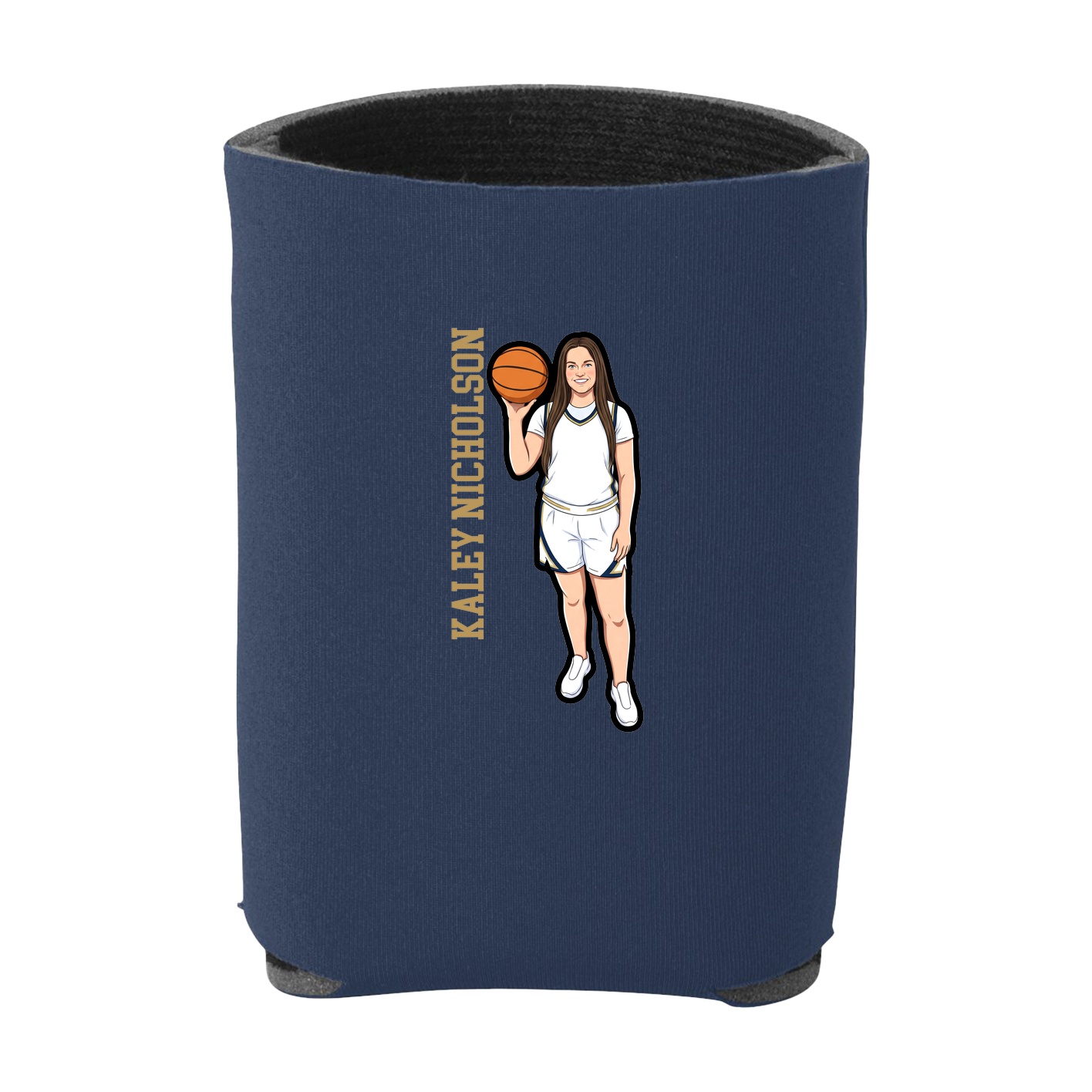 Can Holder — Name Vertical in Navy