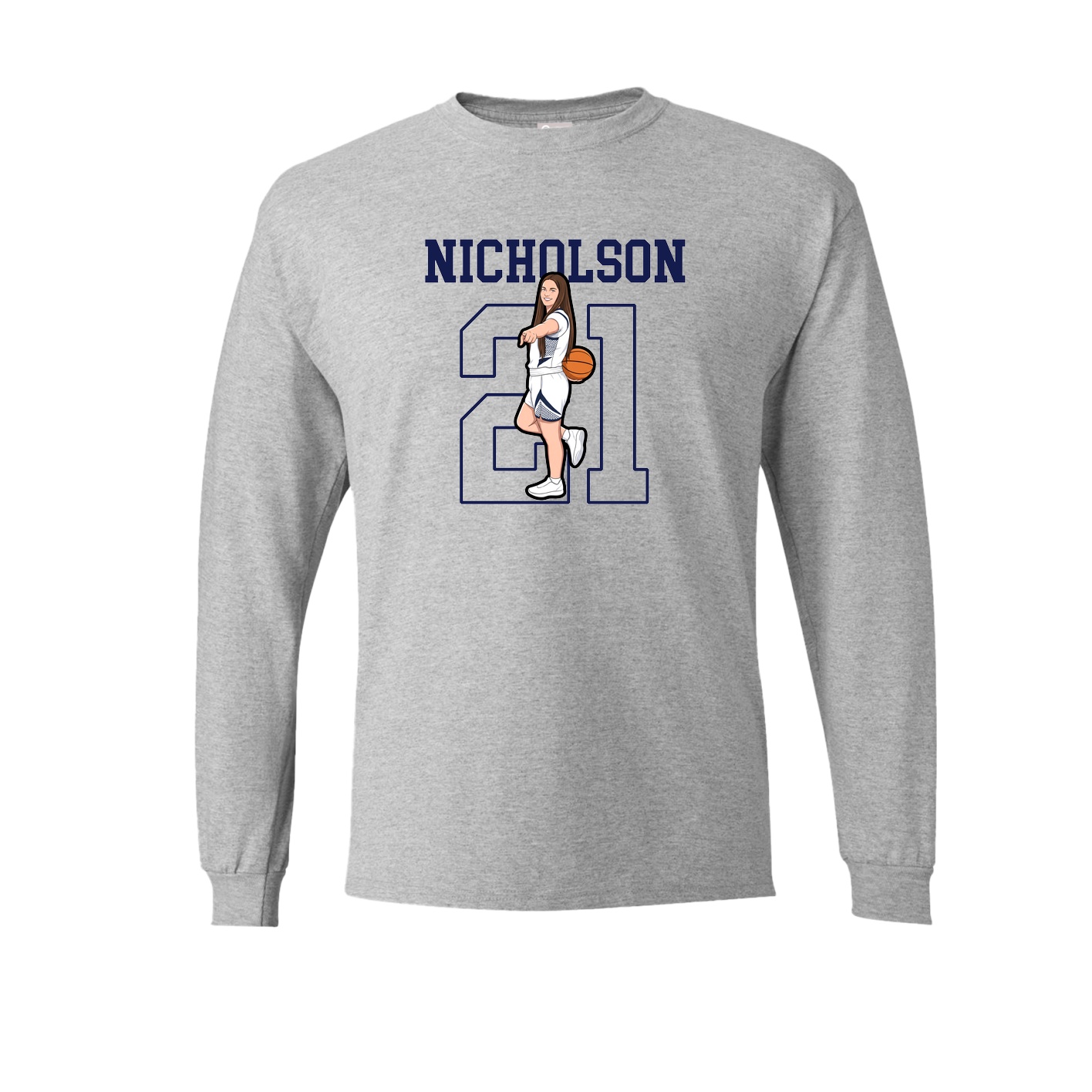 Long Sleeve Tee — Shirsey in Grey