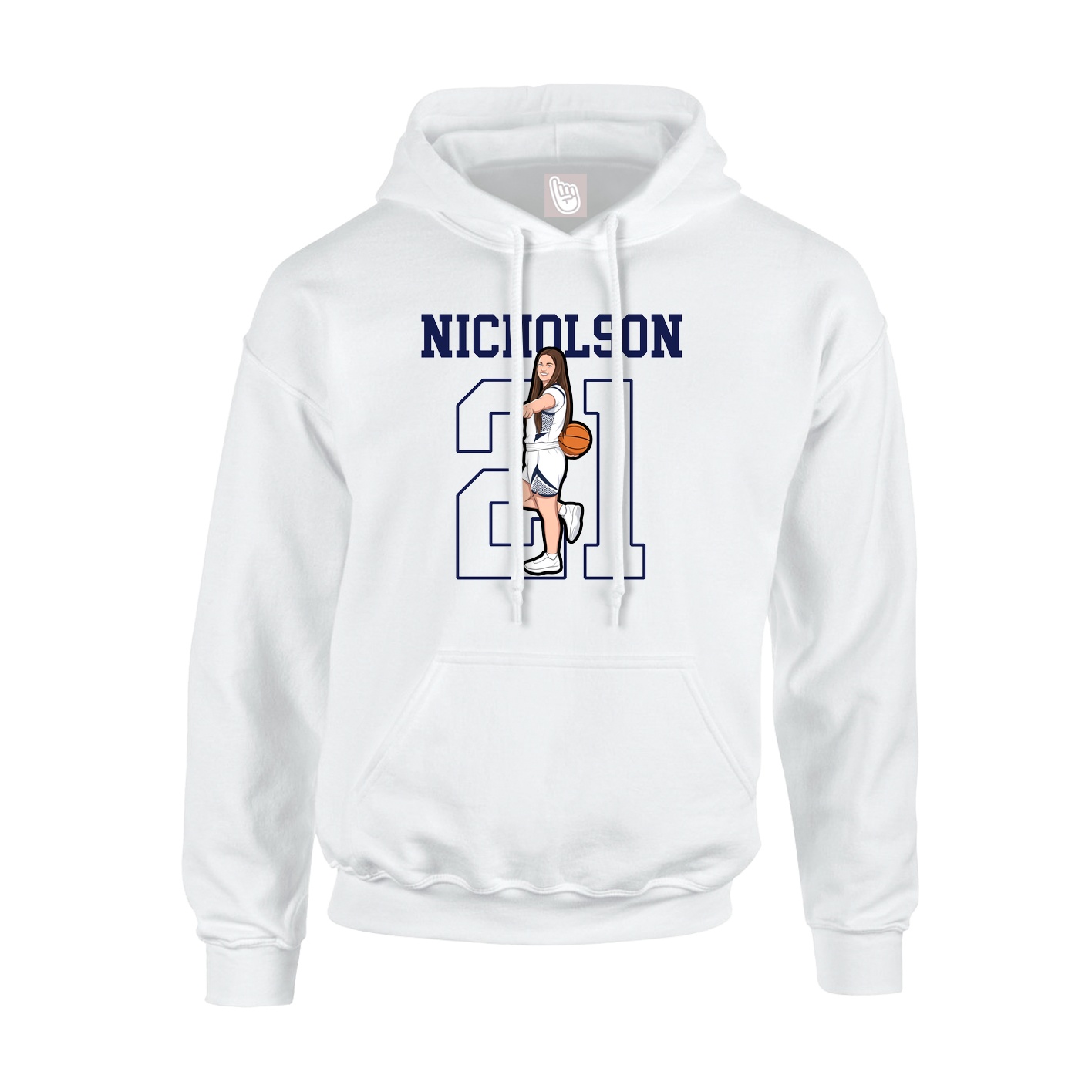 Youth Hoodie — Shirsey in White