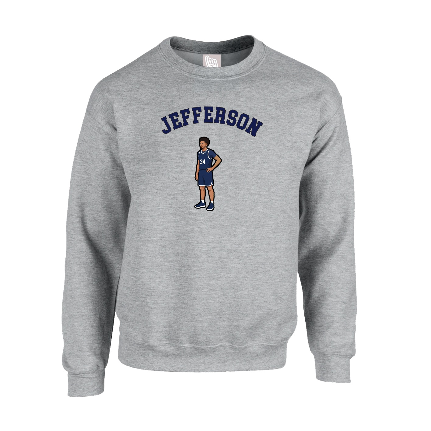 Fleece Crew — Shirsey Arch in Grey