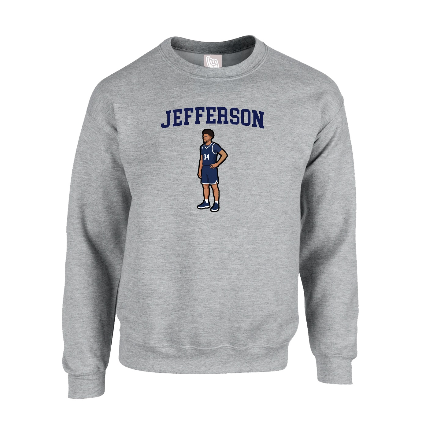 Fleece Crew — Shirsey in Grey