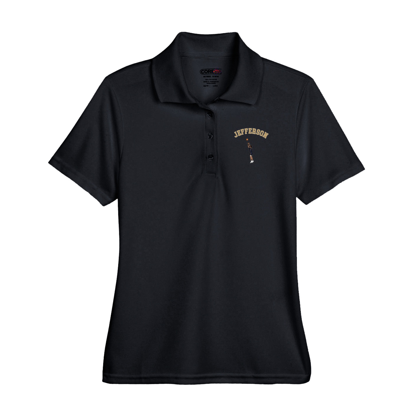 Performance Polo — Shirsey Arch in Black