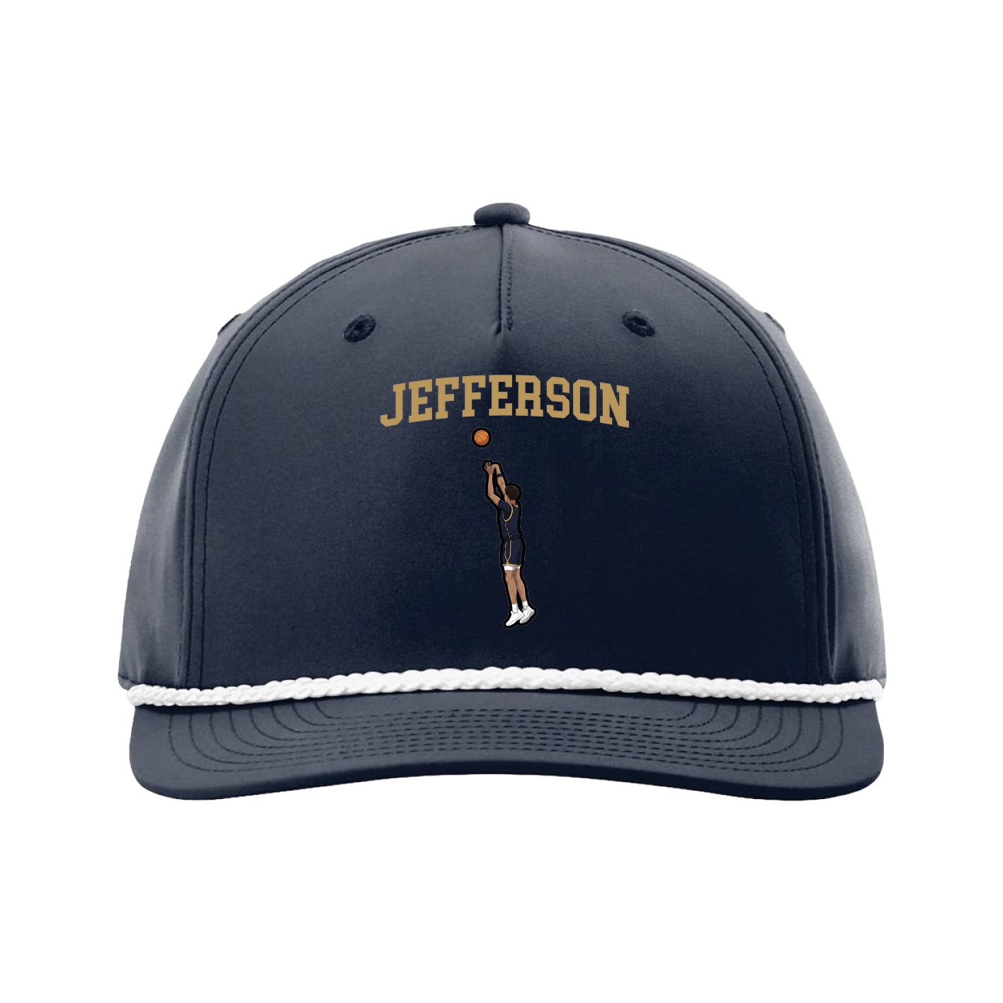 Five-Panel Classic Rope Cap — Shirsey in Navy