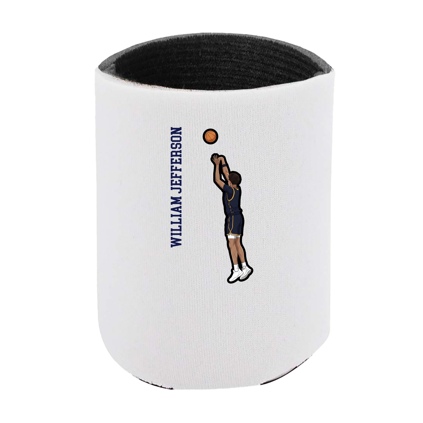 Can Holder — Name Vertical in White