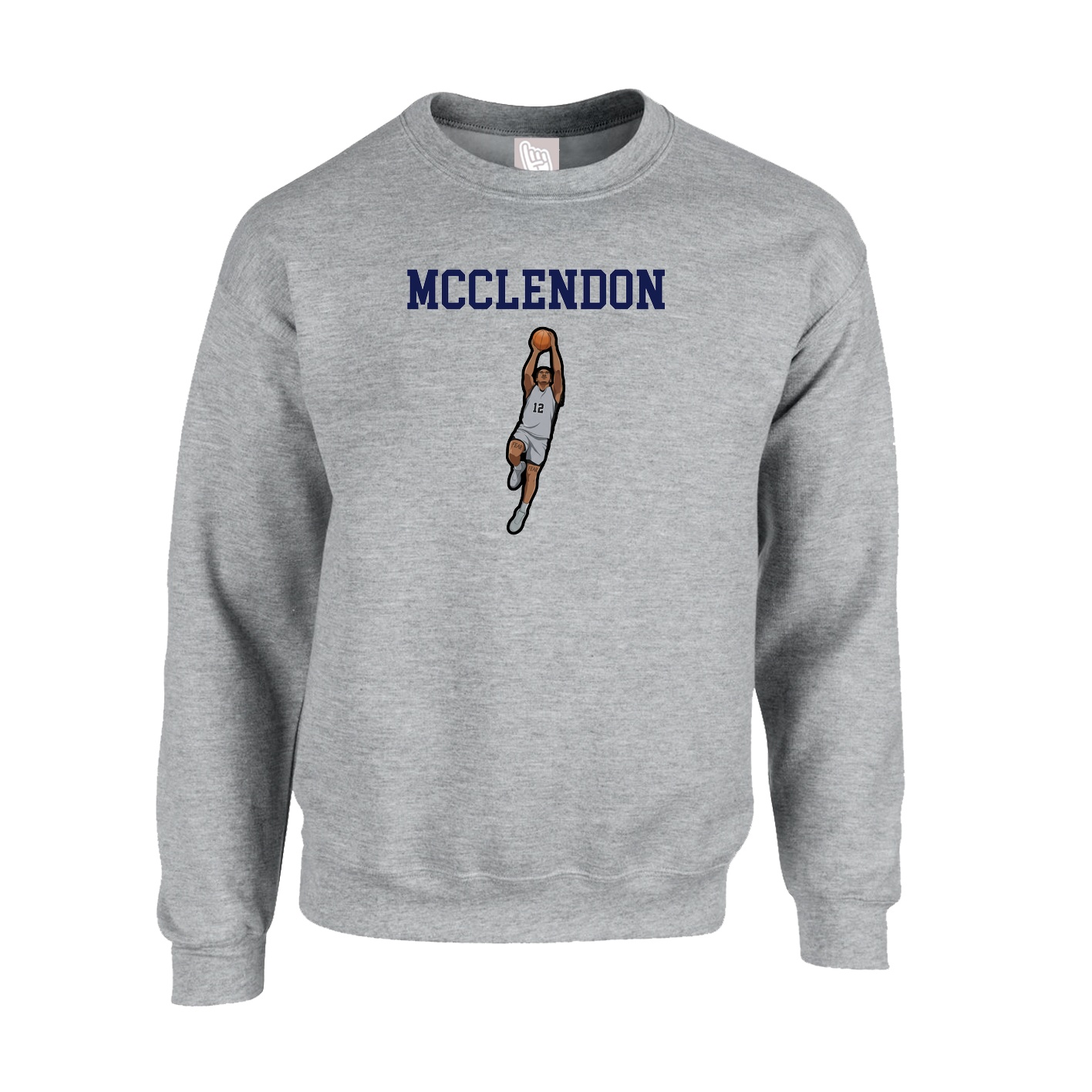 Fleece Crew — Shirsey in Grey