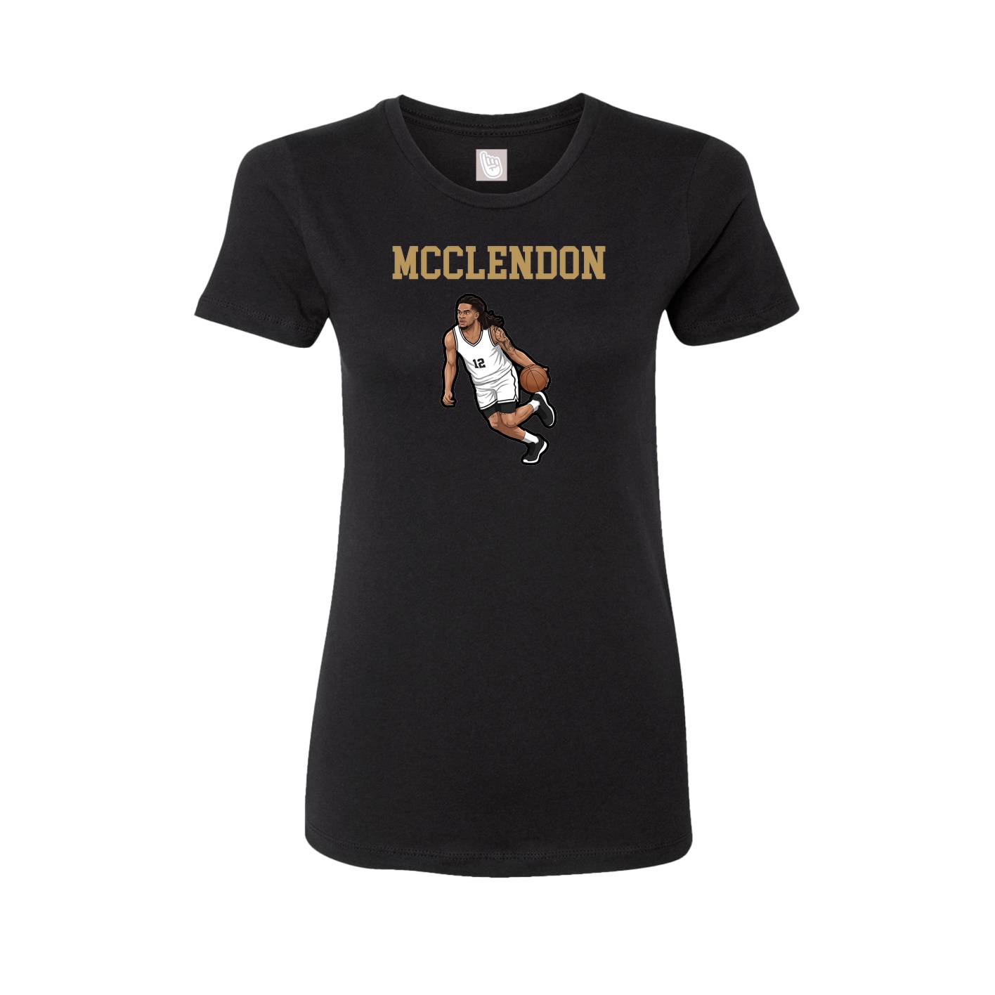 Fitted Women's Tee — Shirsey in Black