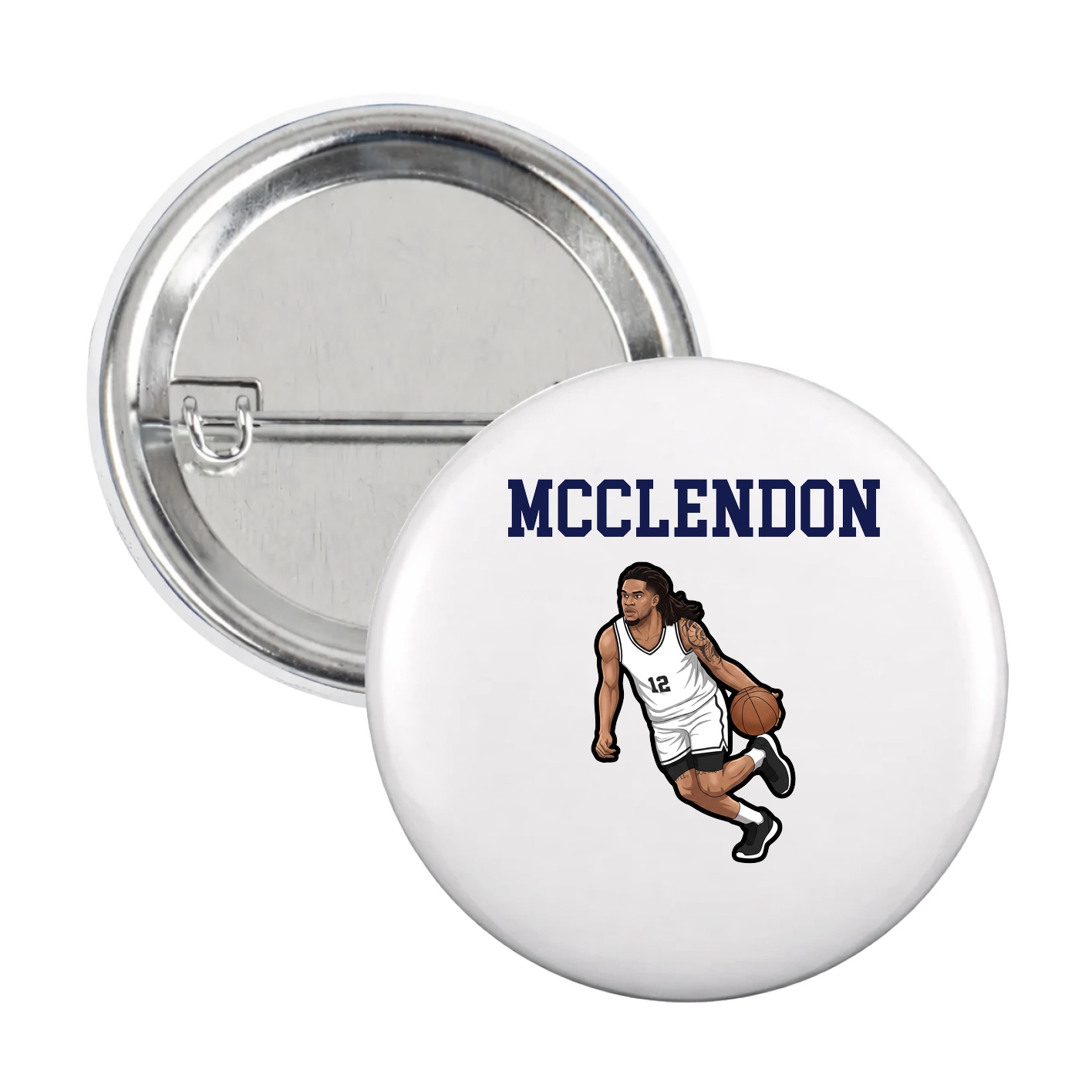 Game Day Button — Shirsey in White