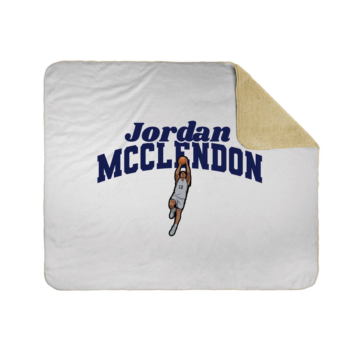 Throw Blanket — Signature Arch in White