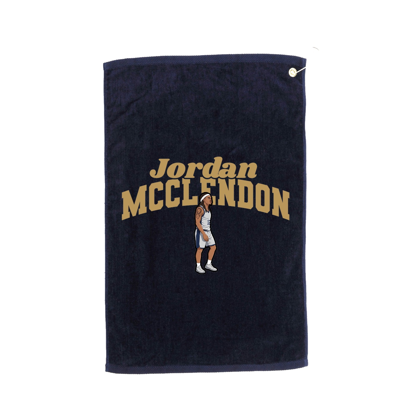 Golf Towel — Signature Arch in Navy