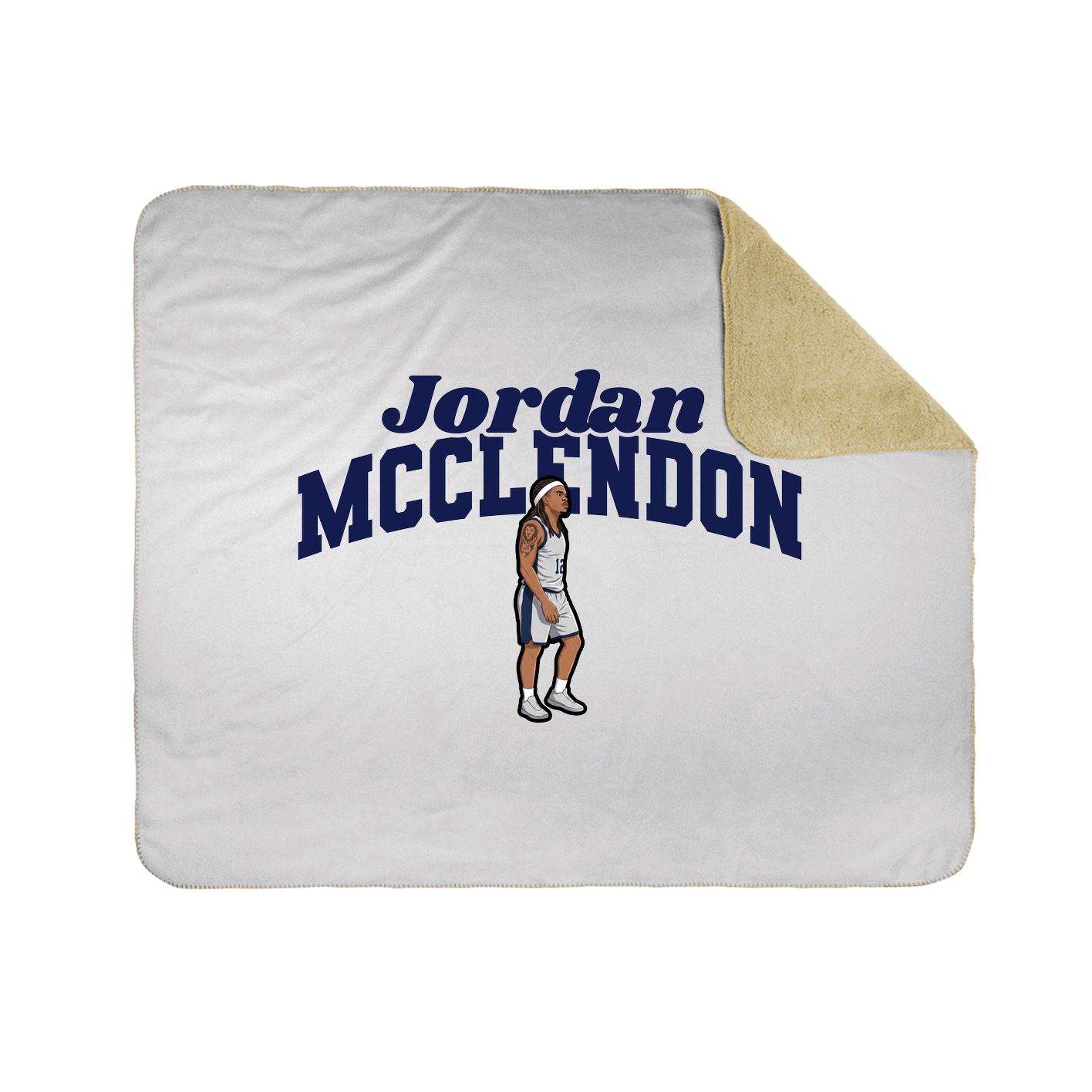 Throw Blanket — Signature Arch in White