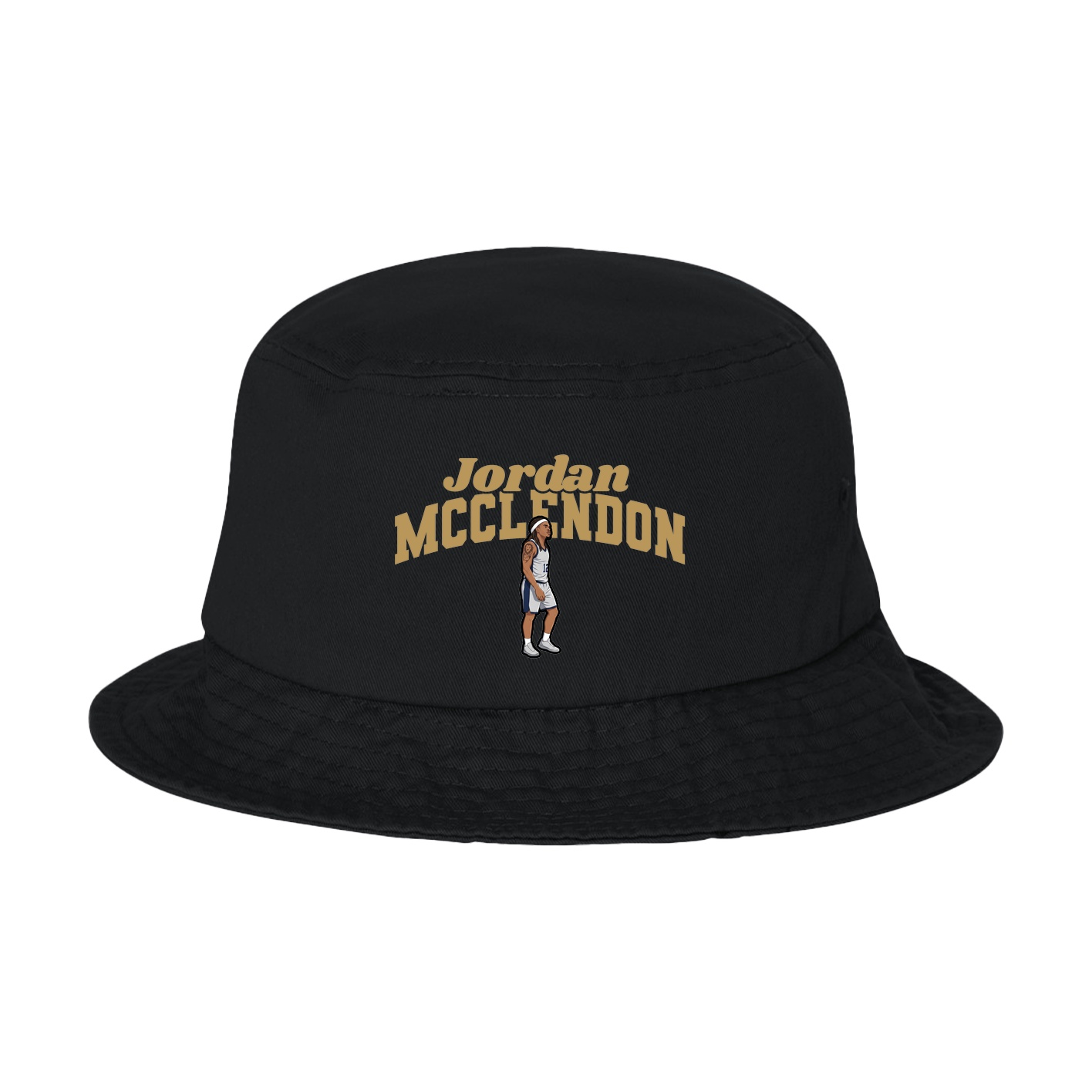 Bucket Cap — Signature Arch in Black