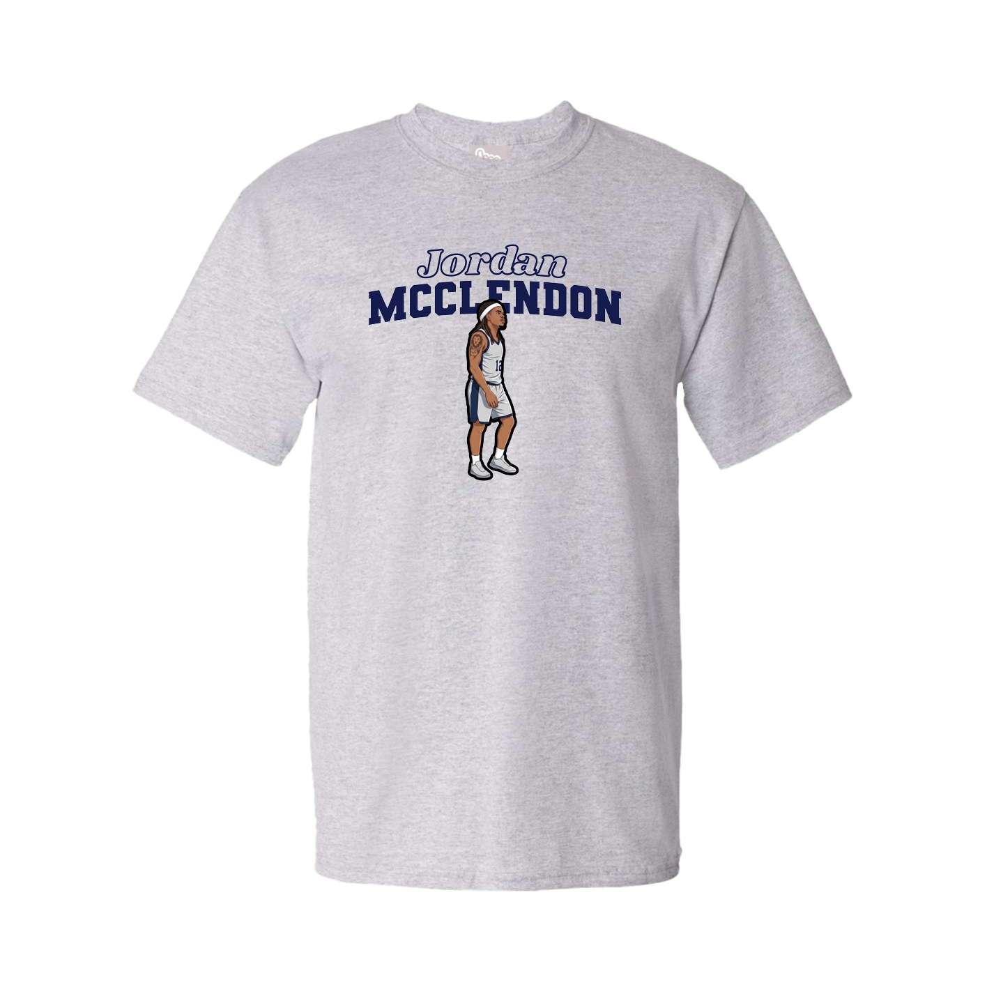 Tee — Name Arch in Grey
