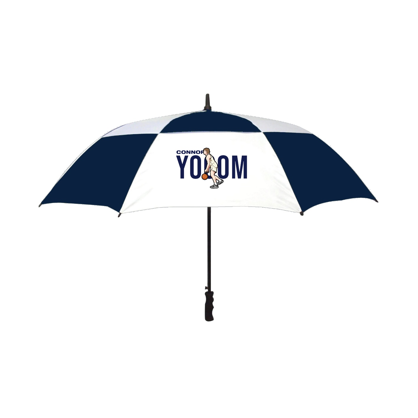 Golf Umbrella — Player Name in Navy