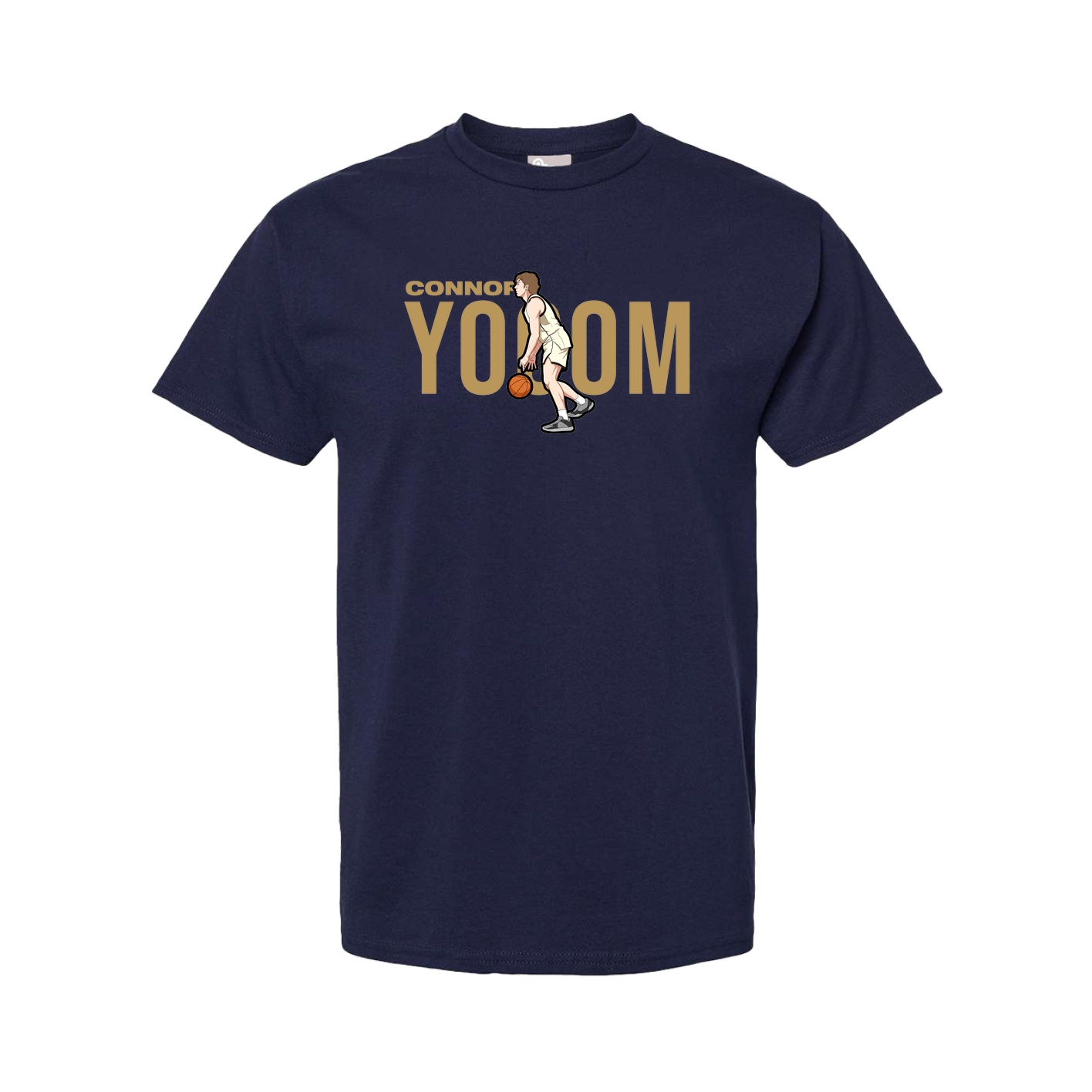 Tee — Player Name in Navy
