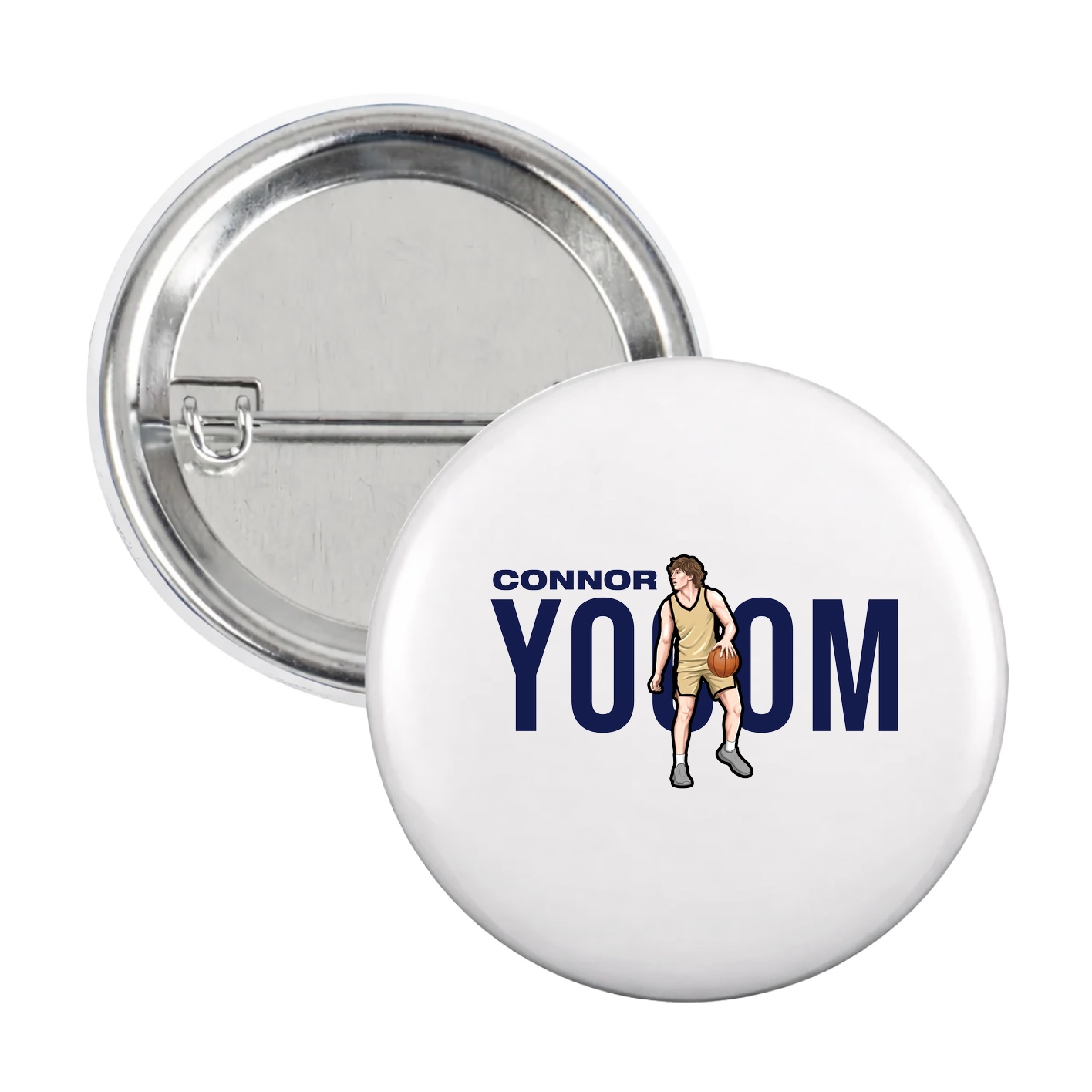 Game Day Button — Player Name in White