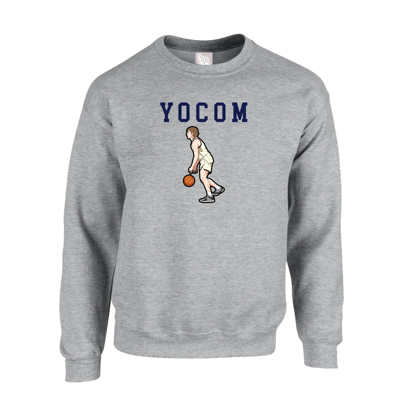 Fleece Crew — Shirsey in Grey