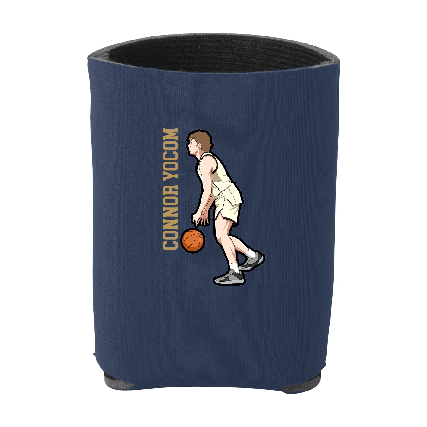 Can Holder — Name Vertical in Navy