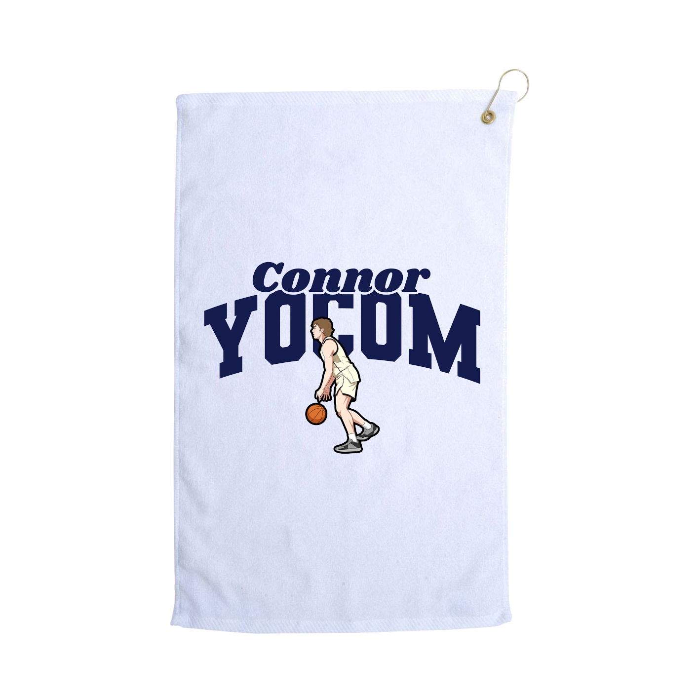 Golf Towel — Signature Arch in White