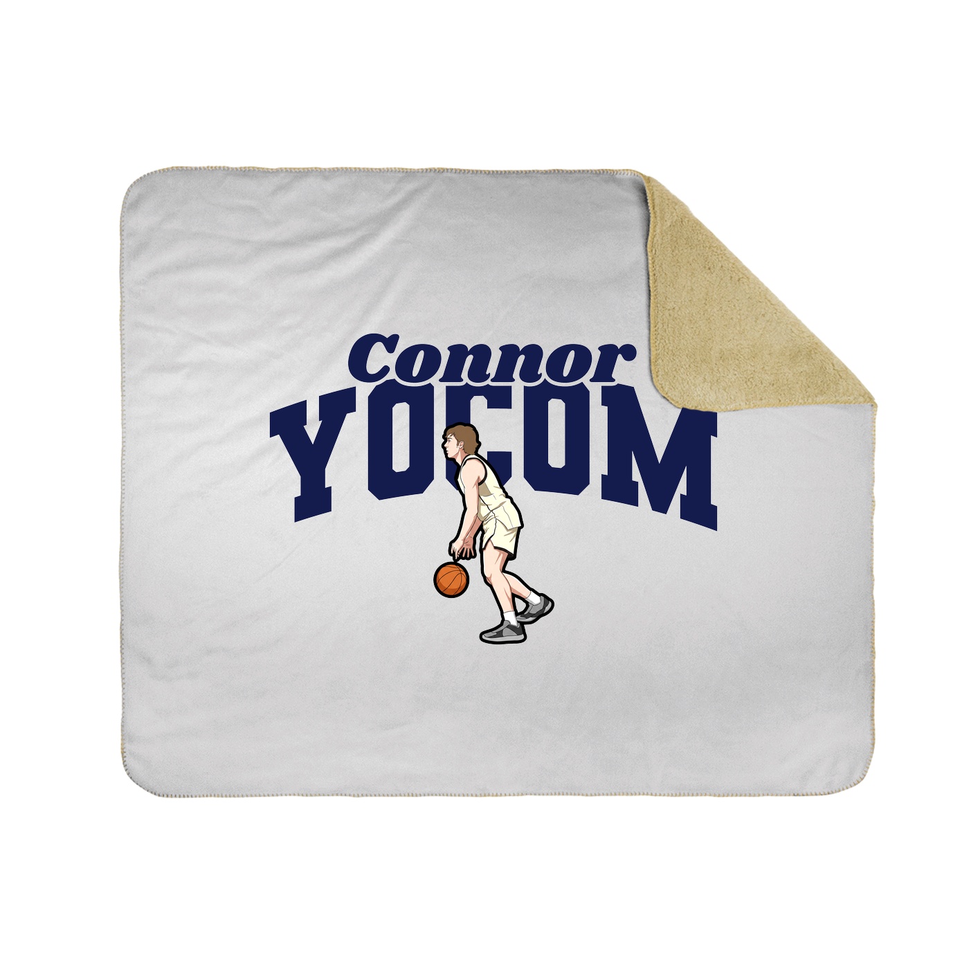 Throw Blanket — Signature Arch in White