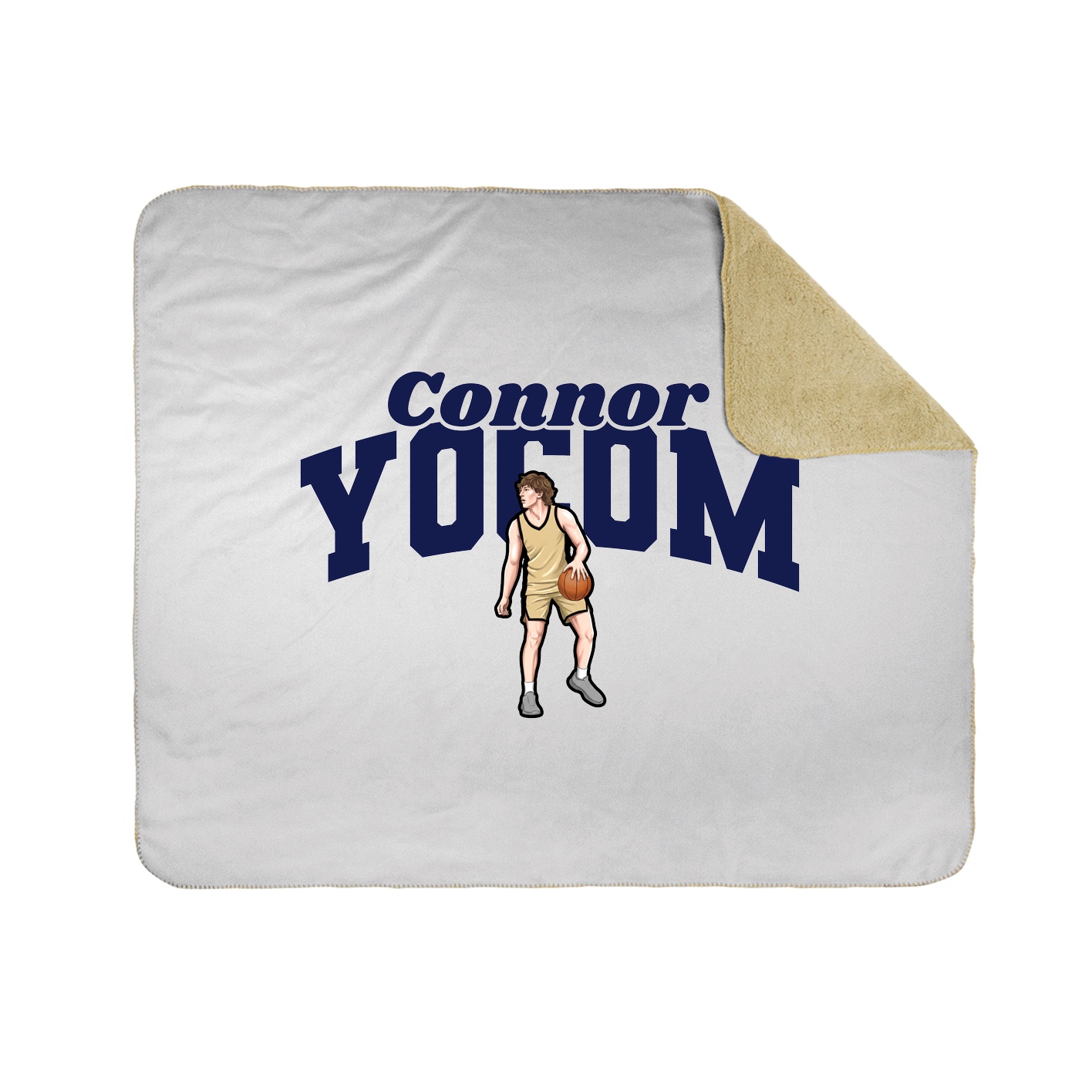 Throw Blanket — Signature Arch in White