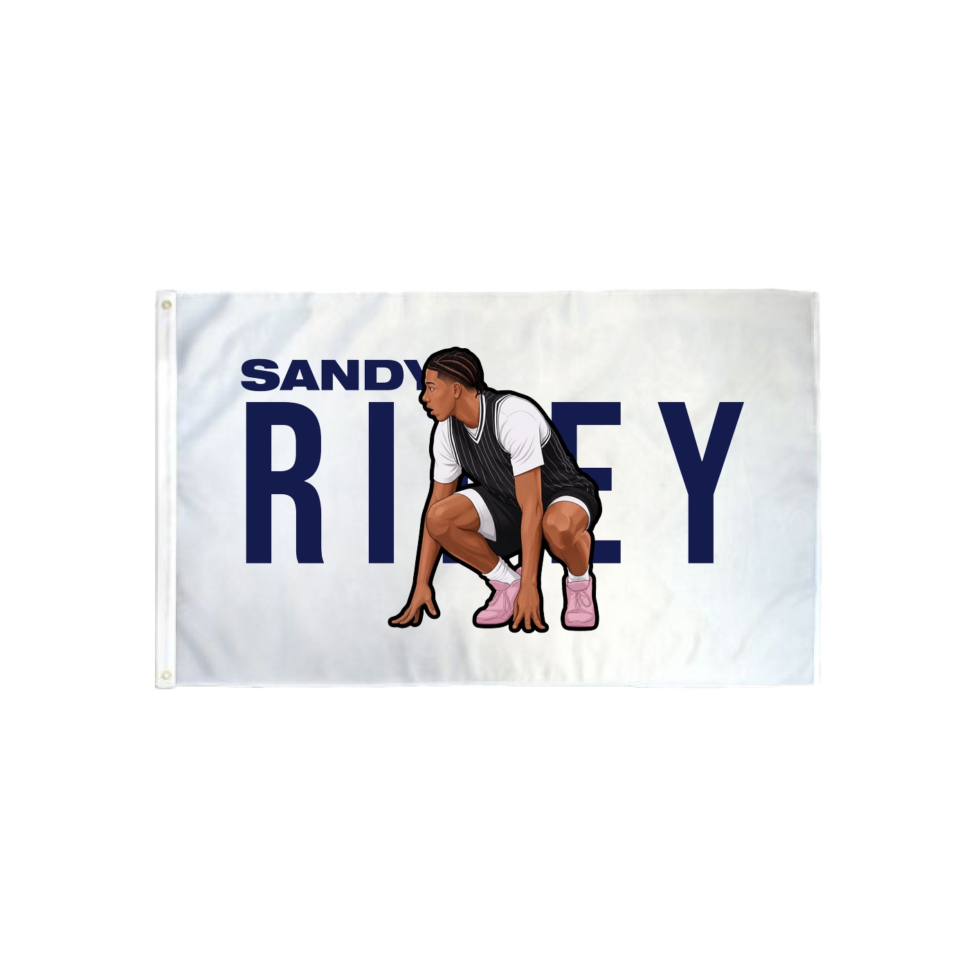 3x5 Flag — Player Name in Classic