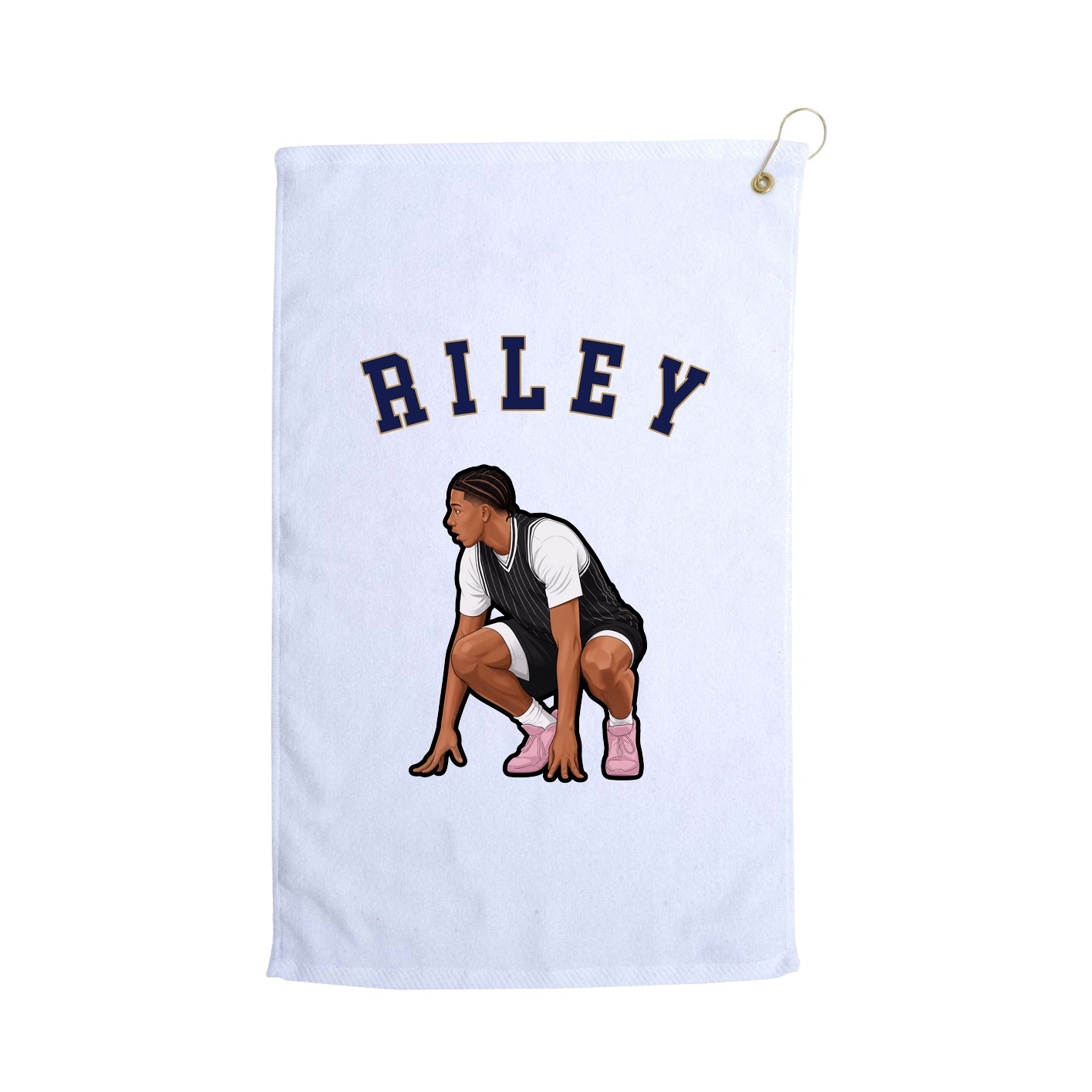 Golf Towel — Shirsey Arch in White