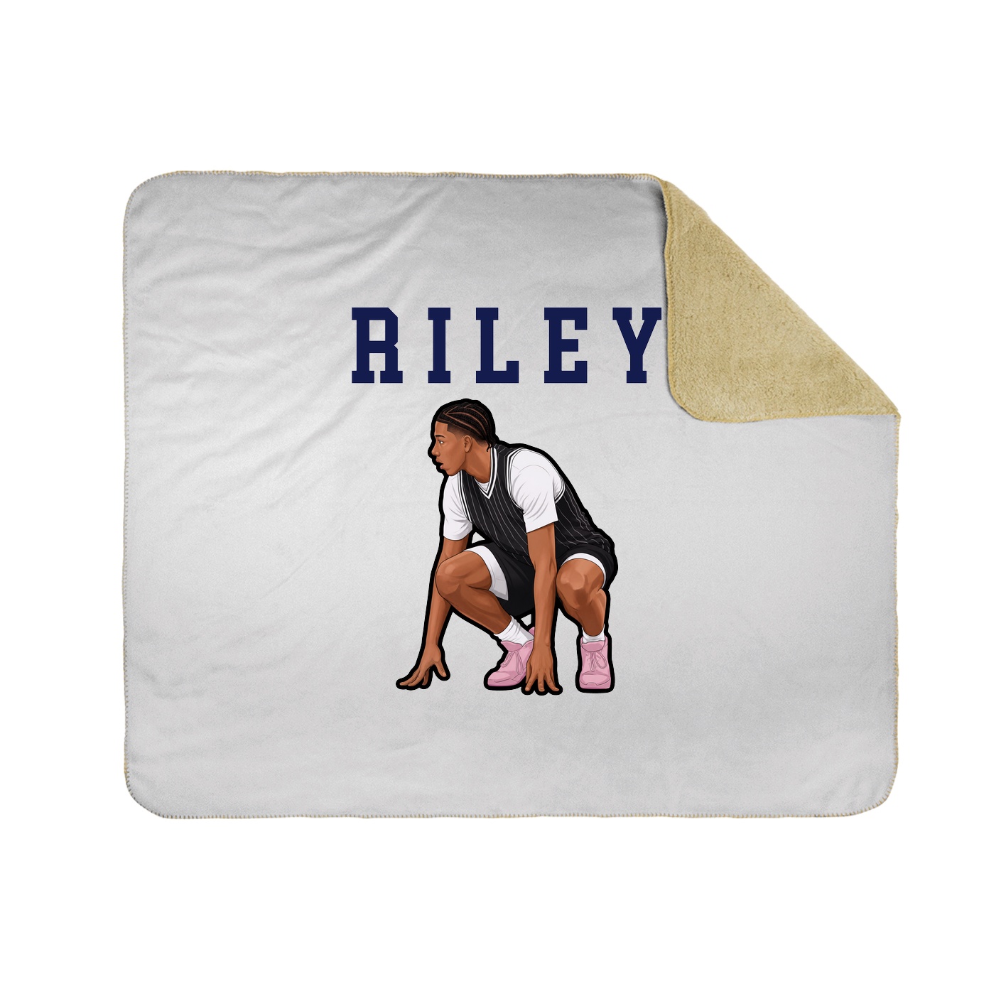 Throw Blanket — Shirsey in White
