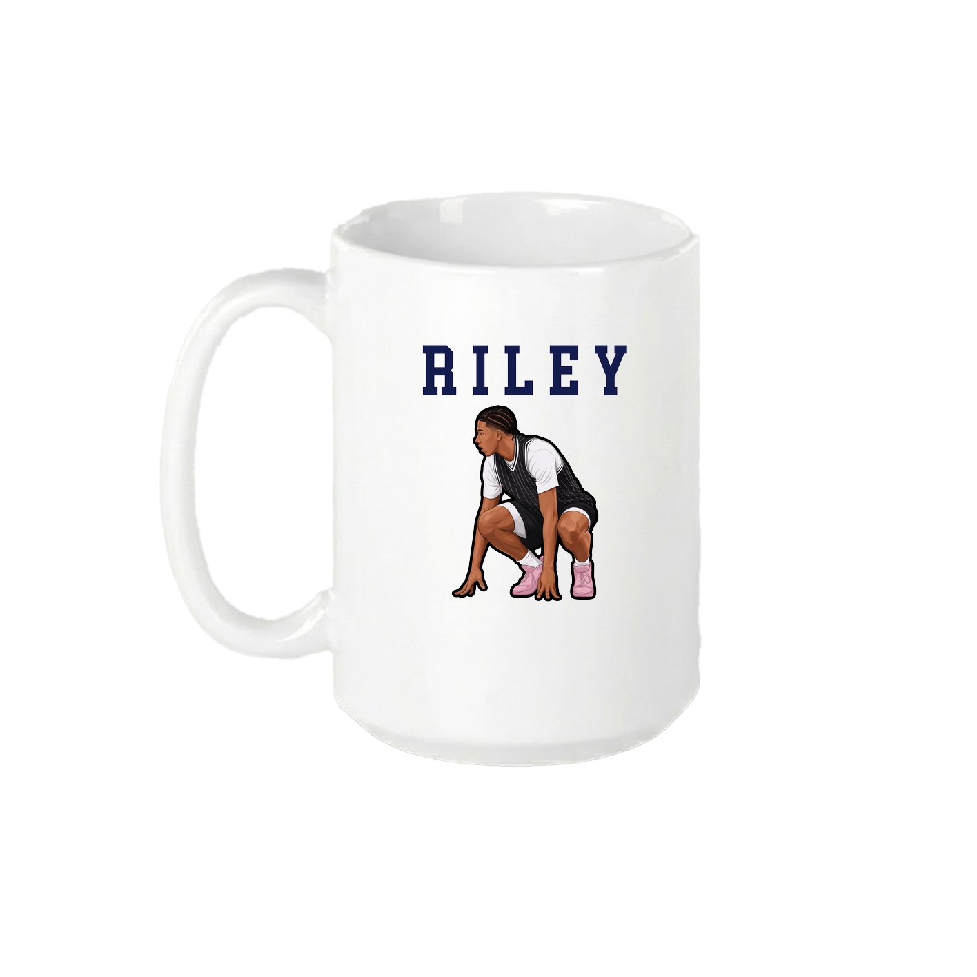 15oz Coffee Mug — Shirsey in White