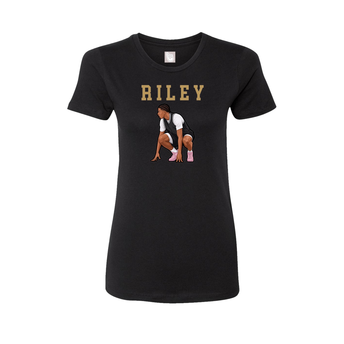 Fitted Women's Tee — Shirsey in Black
