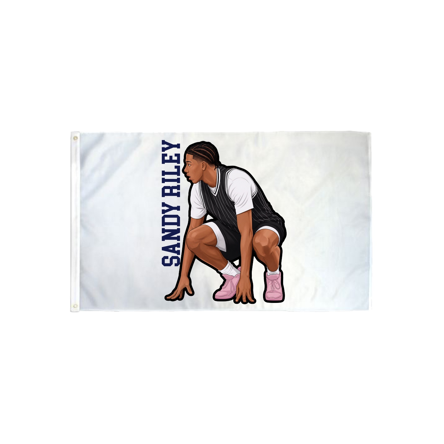 3x5 Flag — Name Vertical in Classic