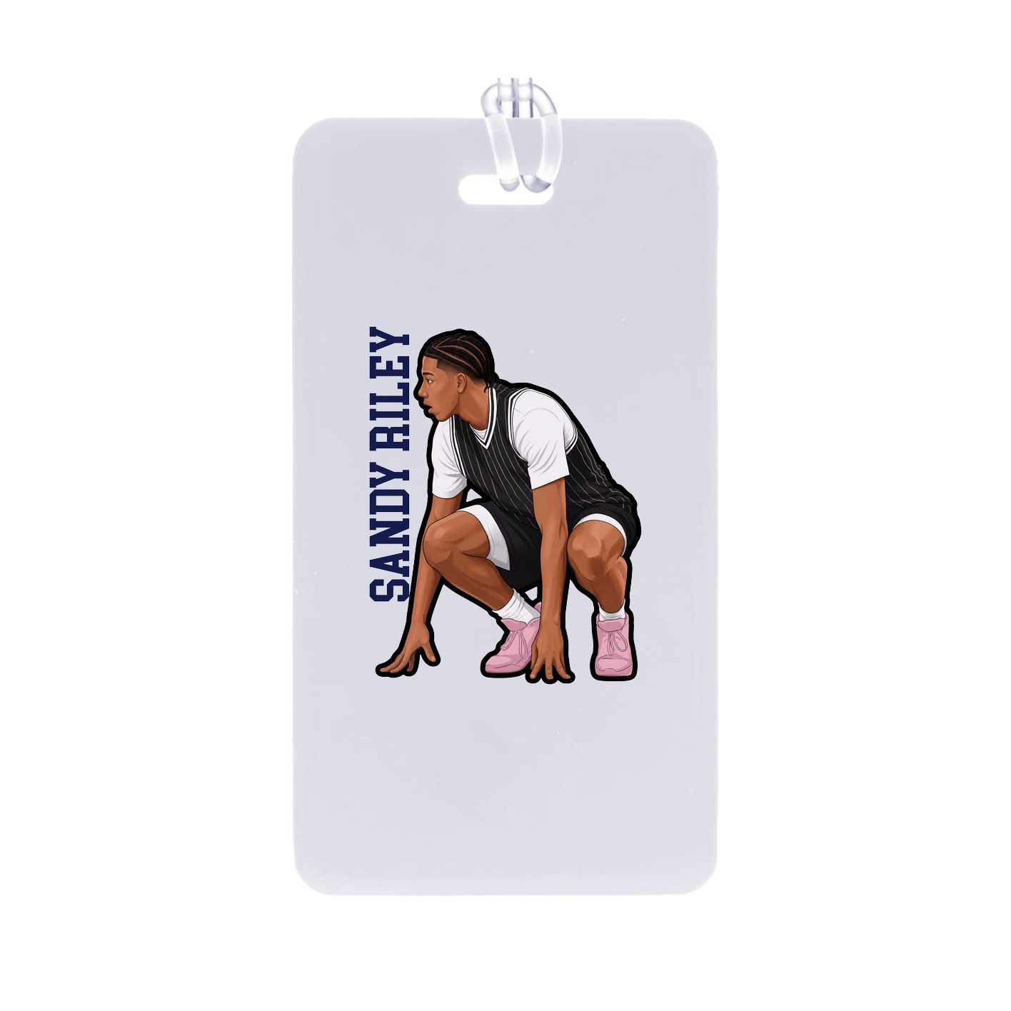 Bag Tag — Name Vertical in Classic