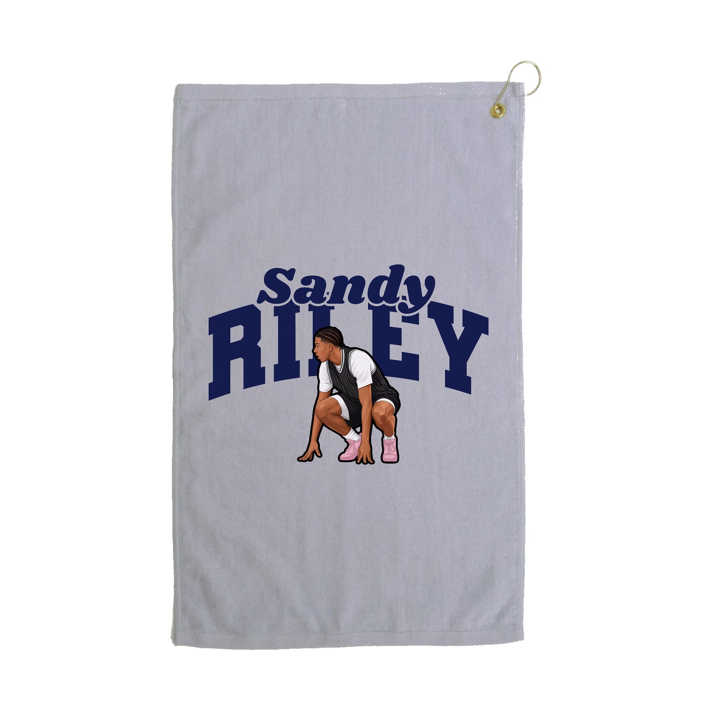 Golf Towel — Signature Arch in Grey