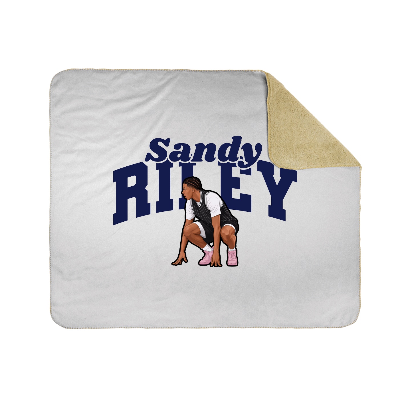 Throw Blanket — Signature Arch in White
