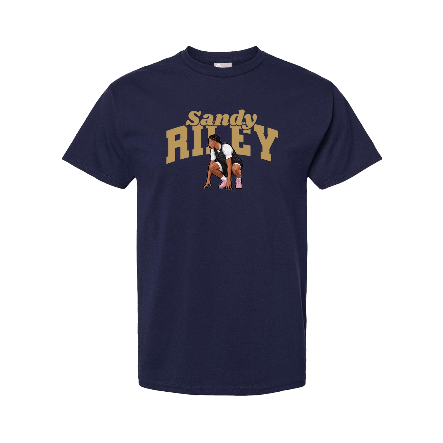 Youth Tee — Signature Arch in Navy