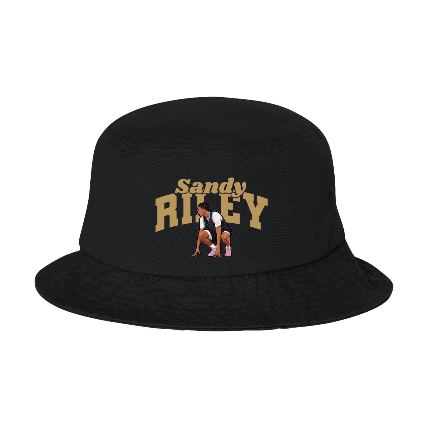 Bucket Cap — Signature Arch in Black