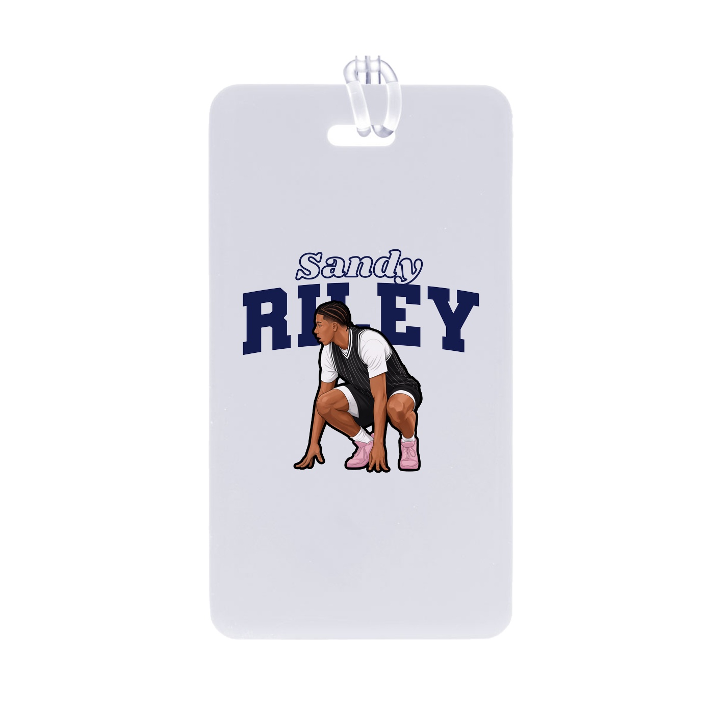 Bag Tag — Name Arch in Classic