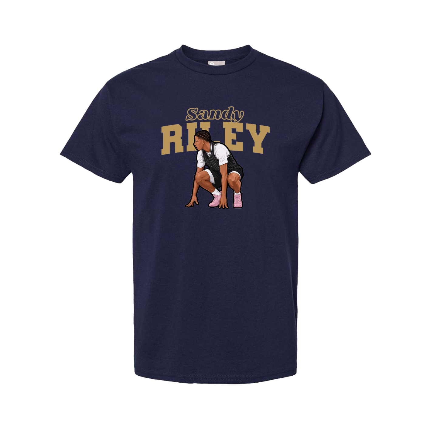 Tee — Name Arch in Navy