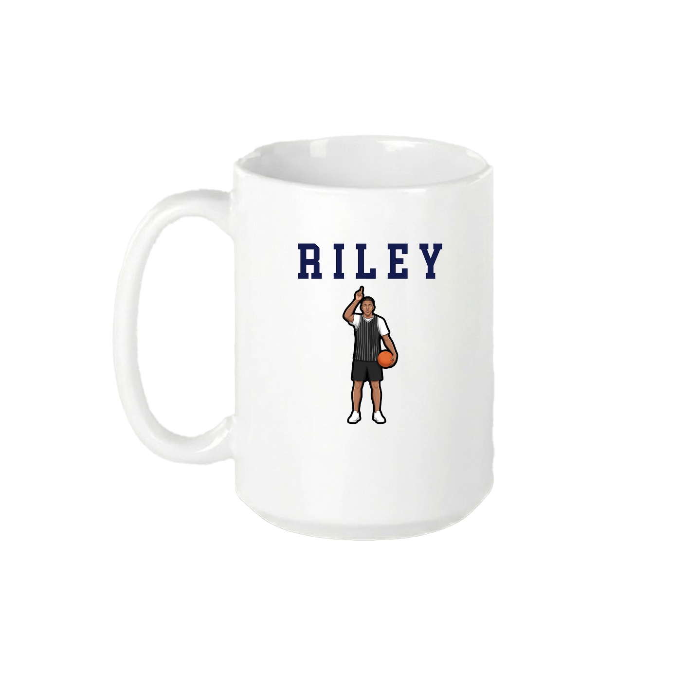 15oz Coffee Mug — Shirsey in White